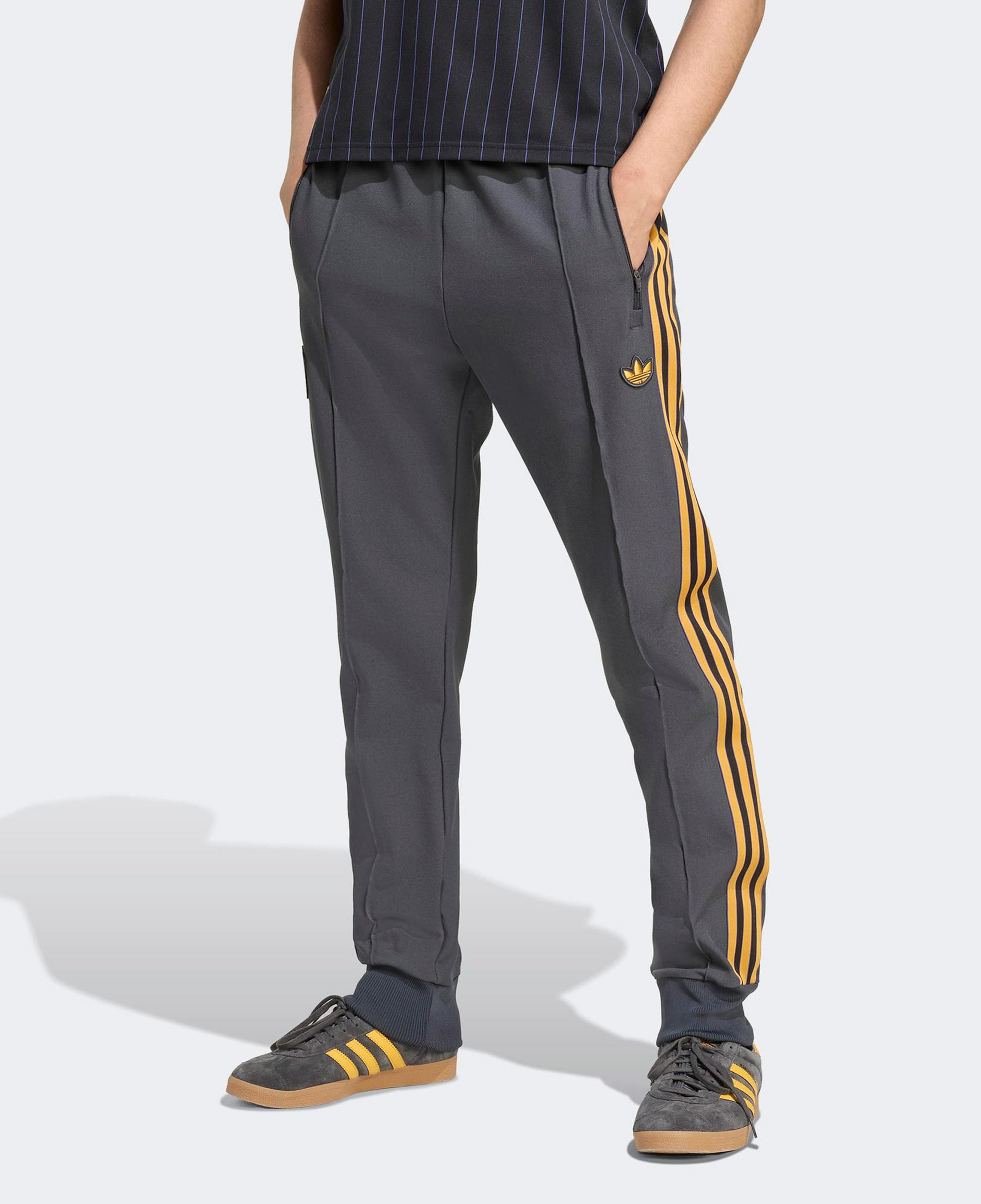 adidas Manchester United Terrace Icons Erkek Koyu Gri Eşofman Altı