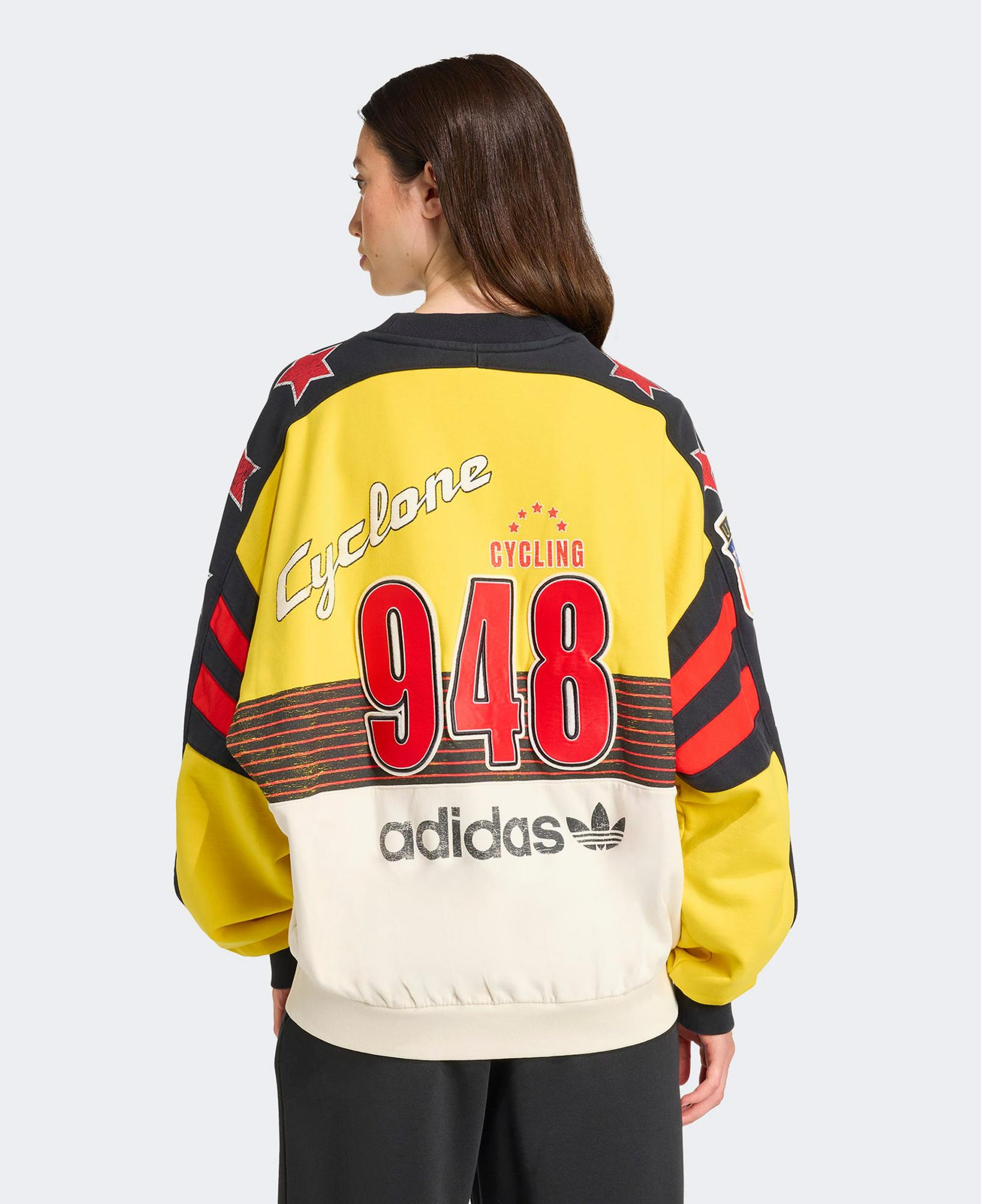 adidas Archive Cycling Kadın Sarı Vintage Sweatshirt