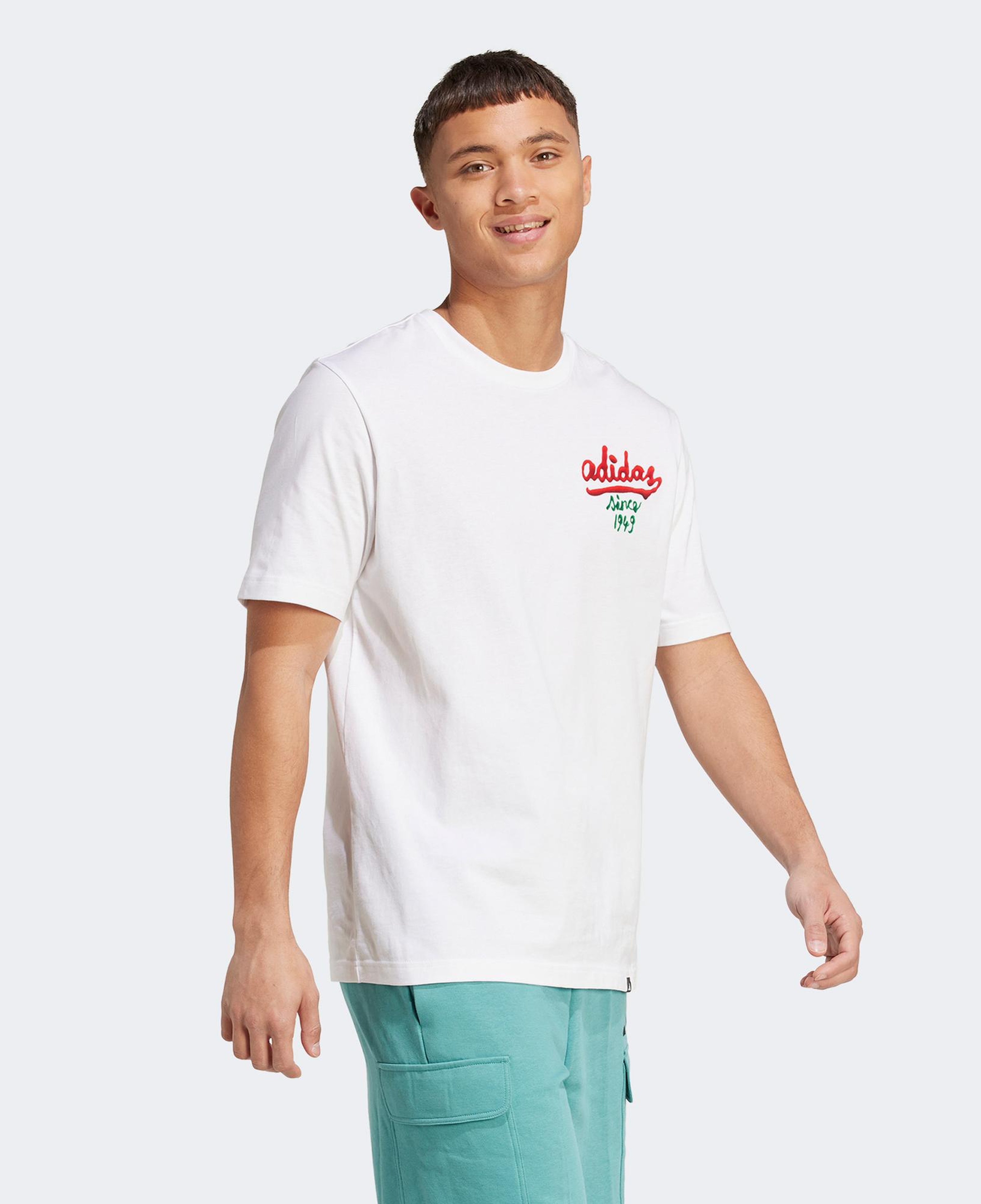 adidas M Sauce Erkek Beyaz T-Shirt