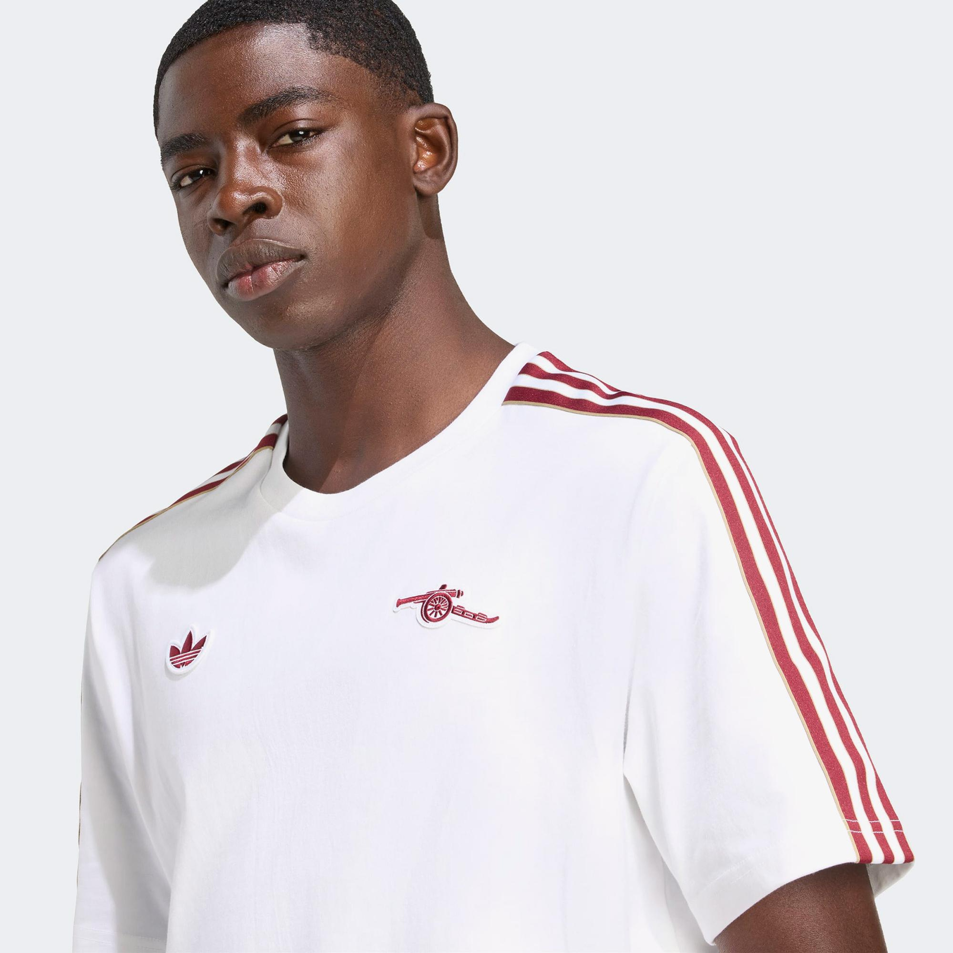 adidas Arsenal Terrace Icons Erkek Beyaz T-Shirt