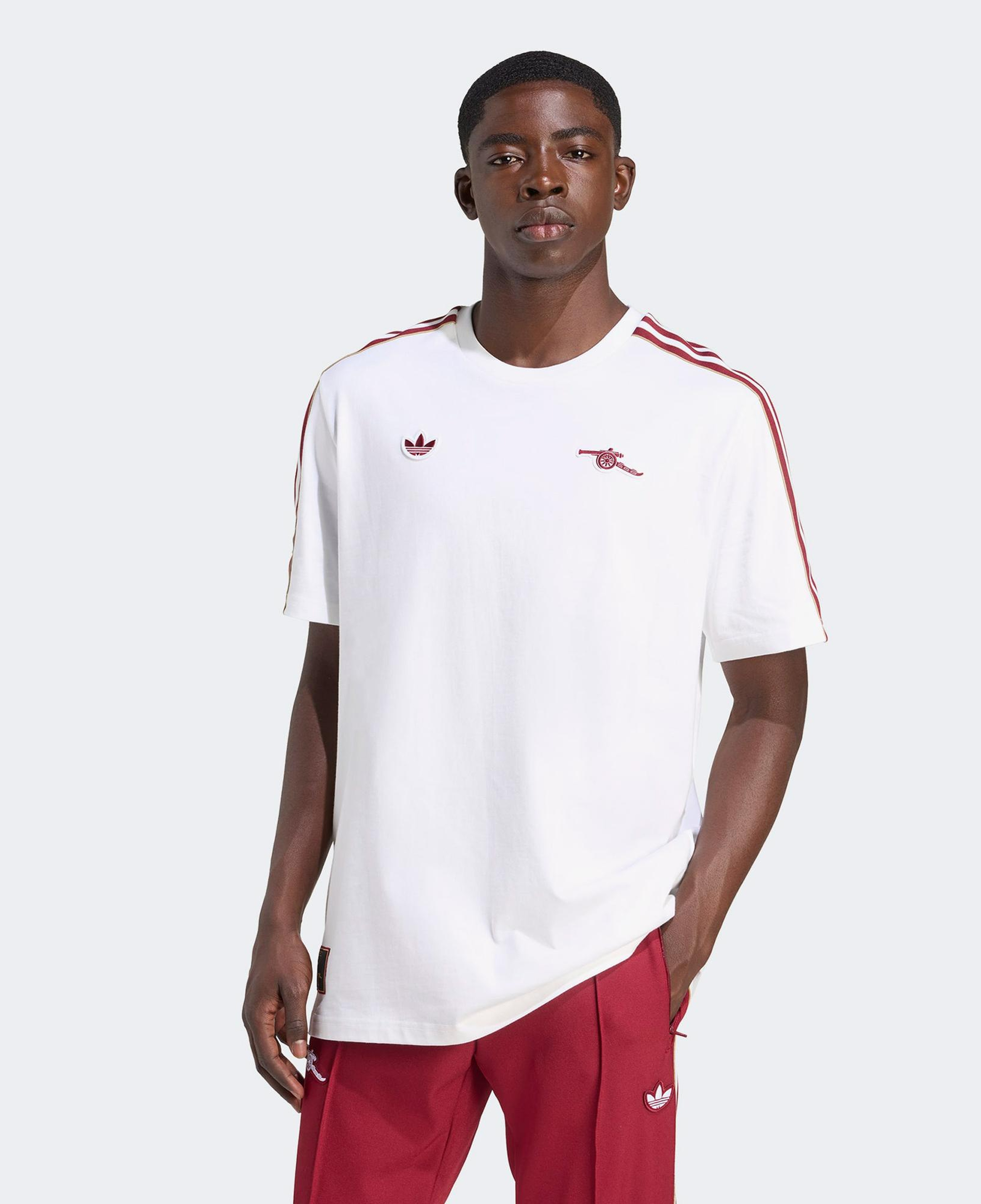 adidas Arsenal Terrace Icons Erkek Beyaz T-Shirt