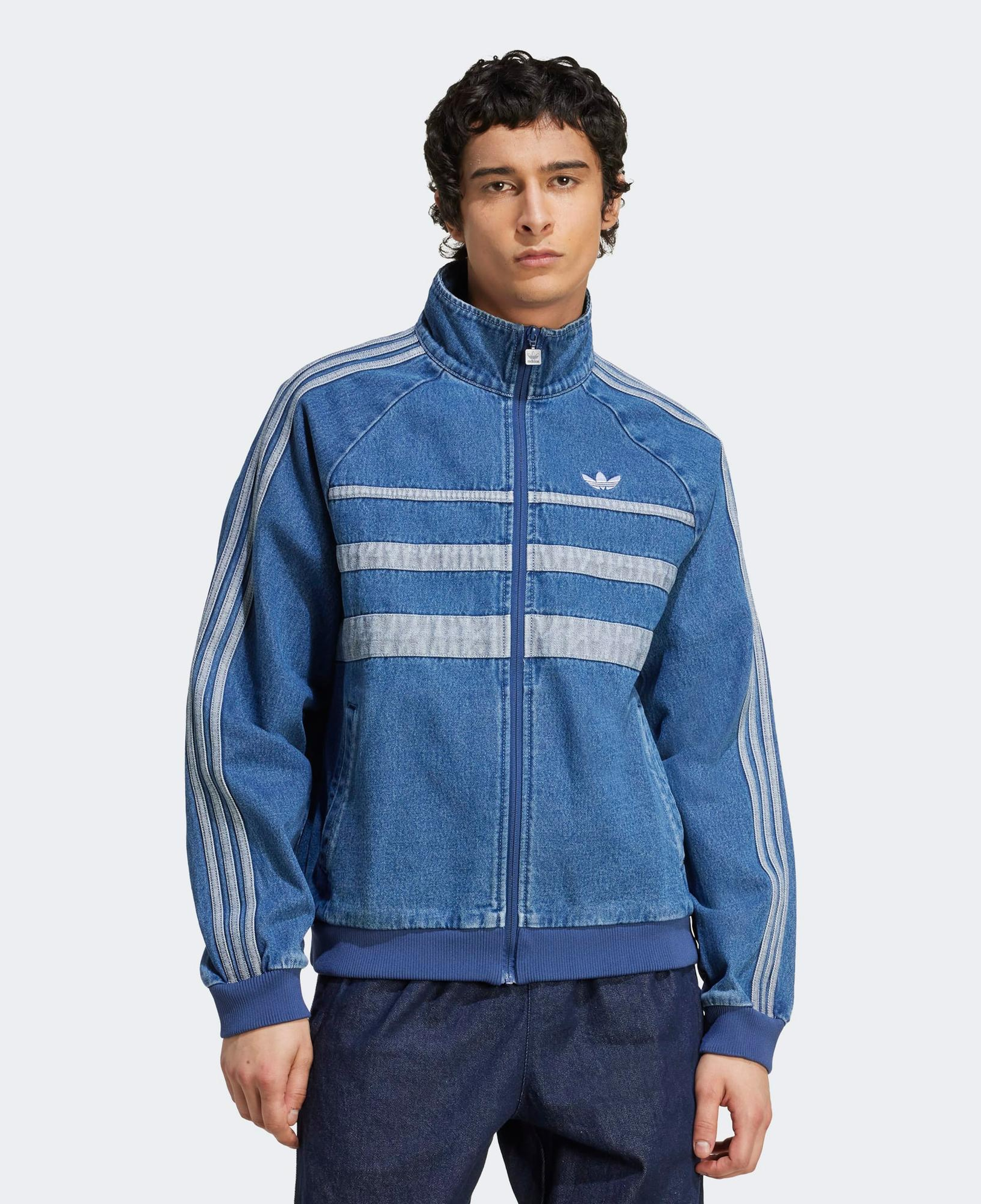 adidas First Denim Erkek Mavi Ceket