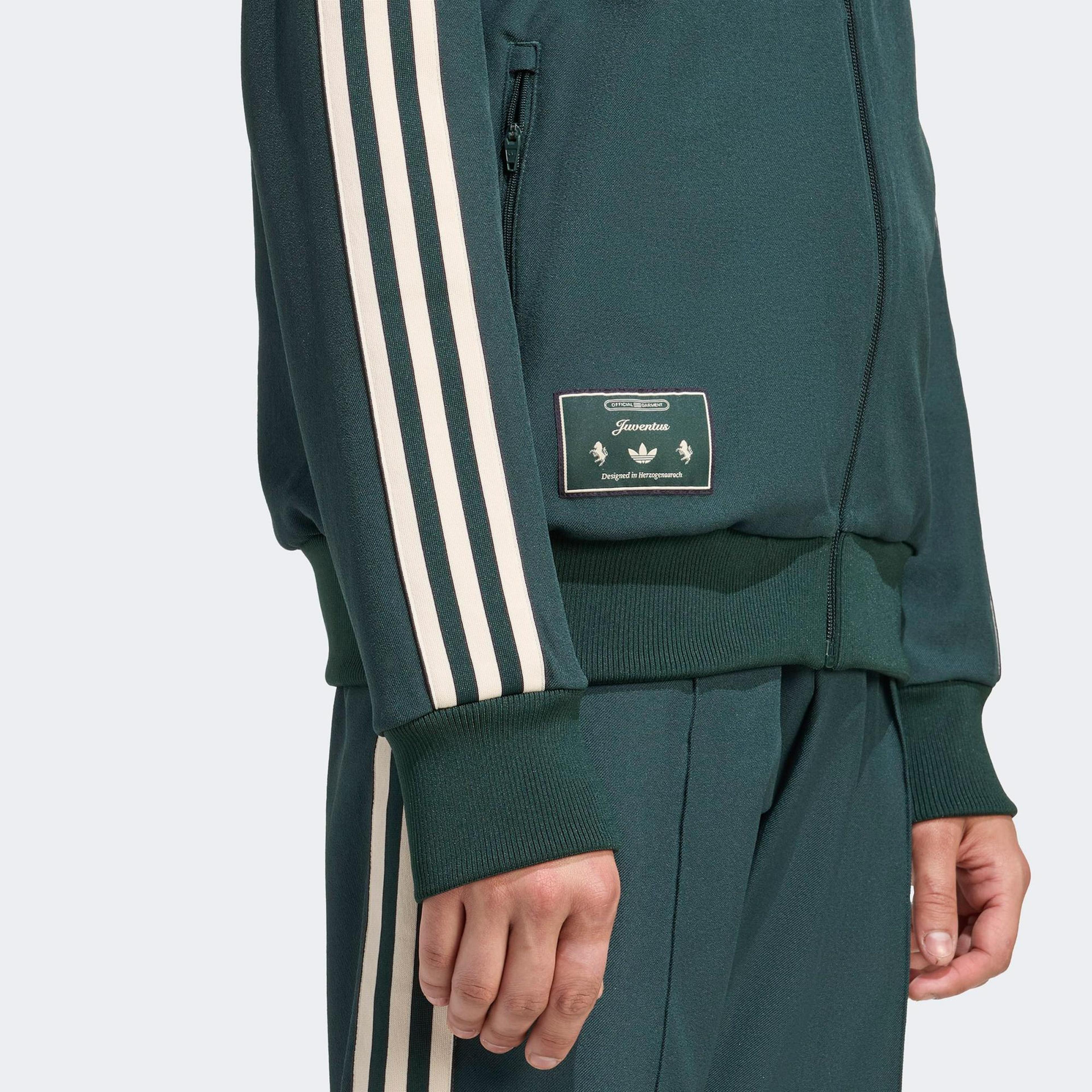 adidas Juventus Terrace Icons Erkek Yeşil Eşofman Üstü