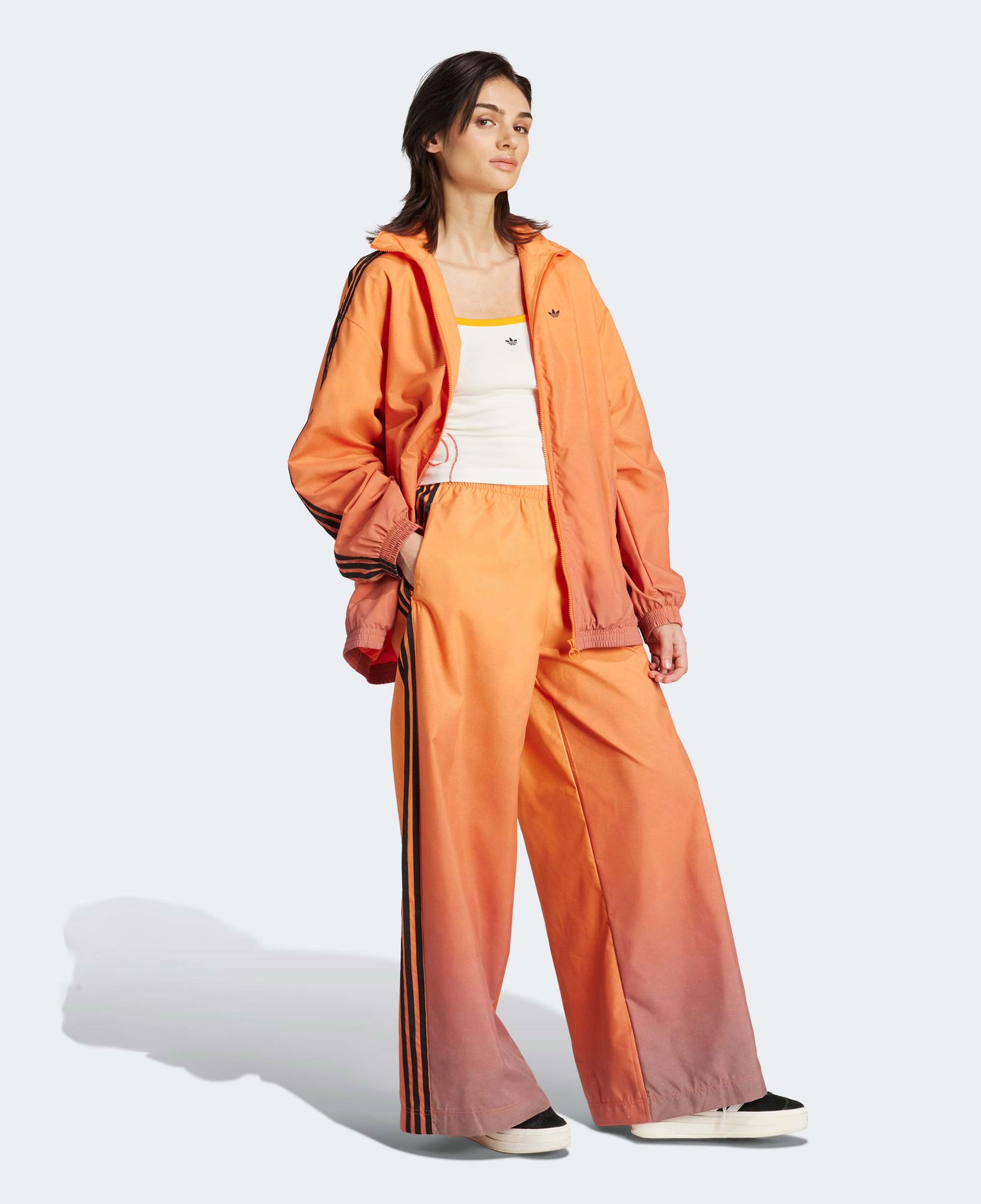 adidas Firebird Oversized Kadın Turuncu Pantolon