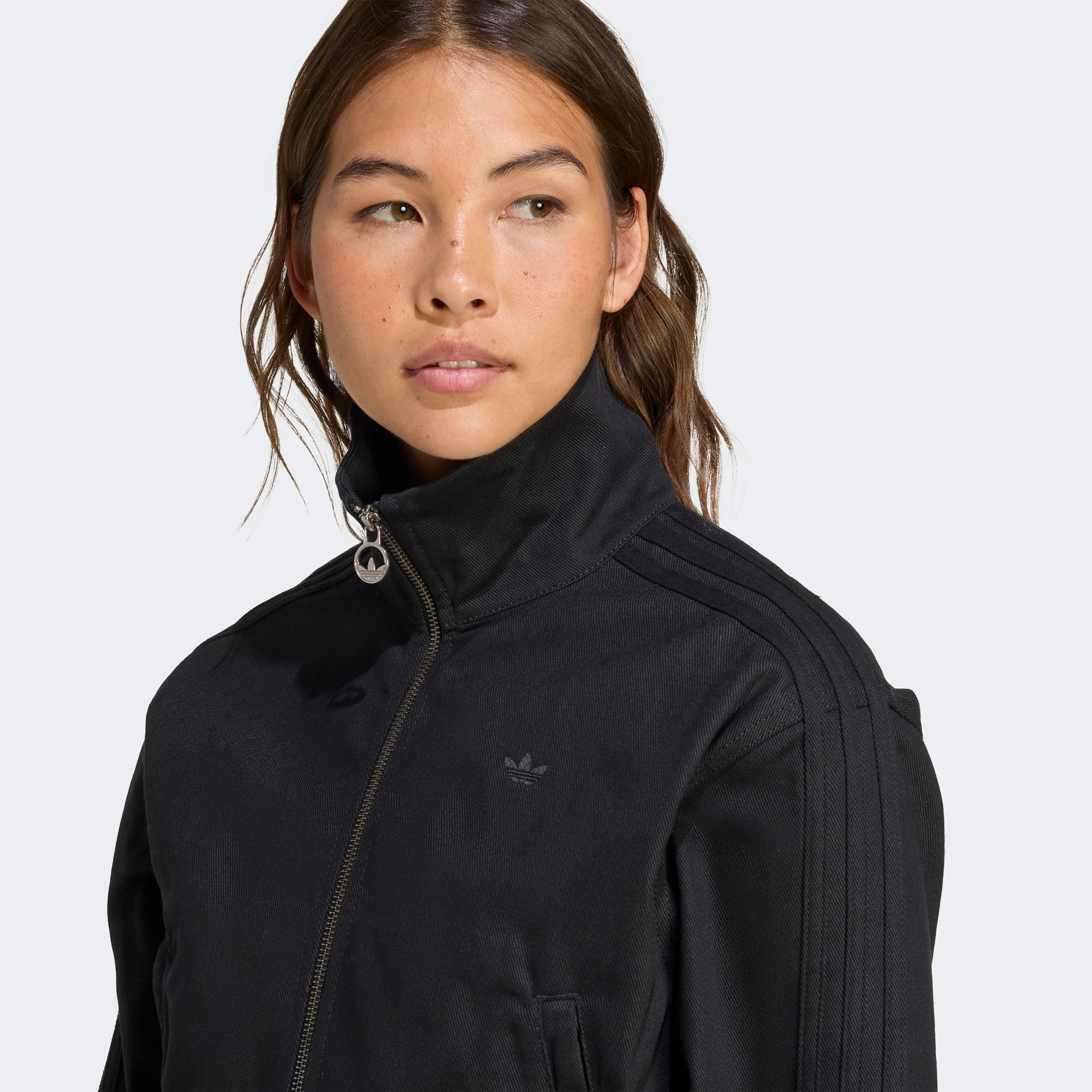 adidas Firebird Dimi Kısa Siyah Kadın Eşofman Üstü