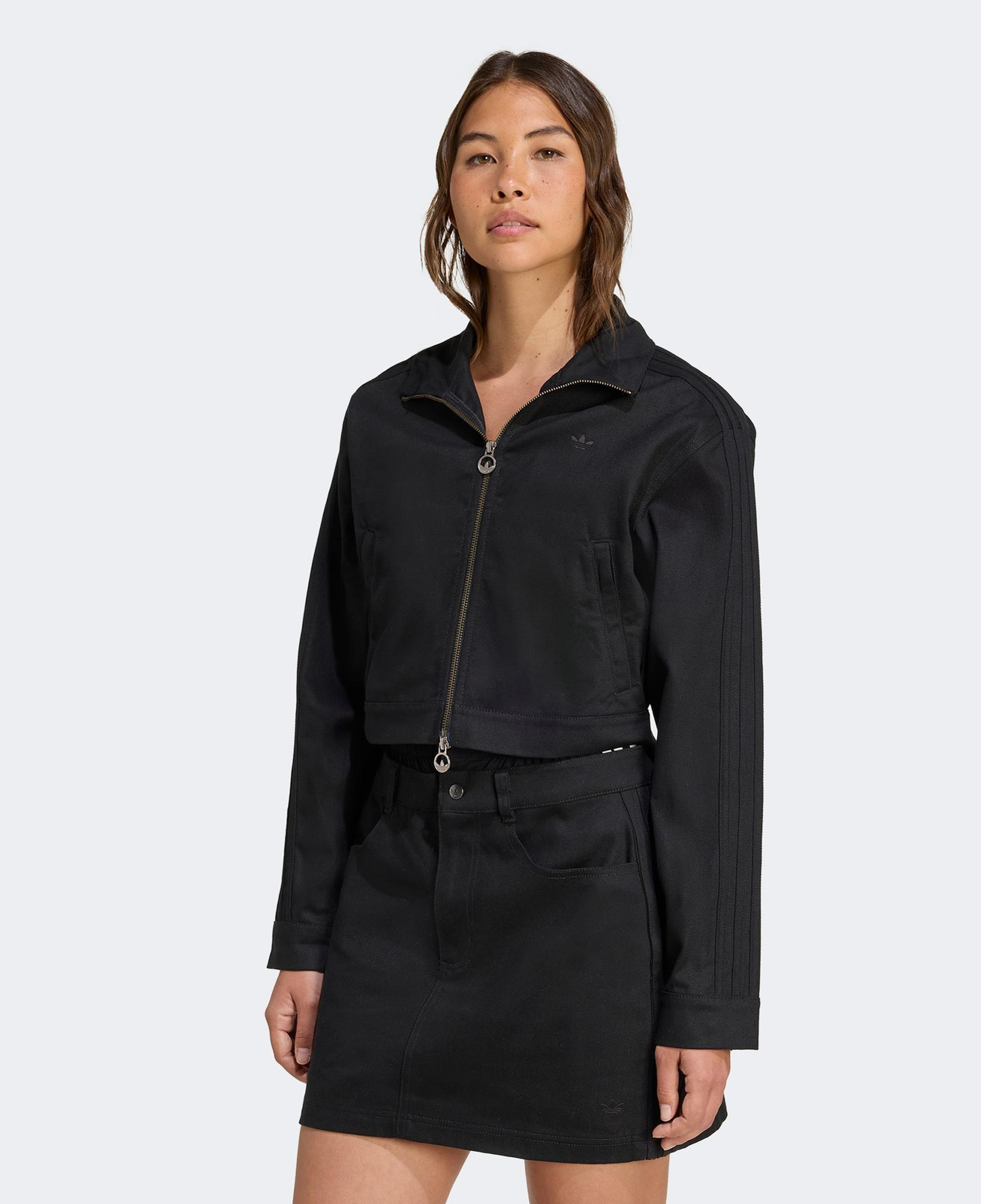 adidas Firebird Dimi Kısa Siyah Kadın Eşofman Üstü