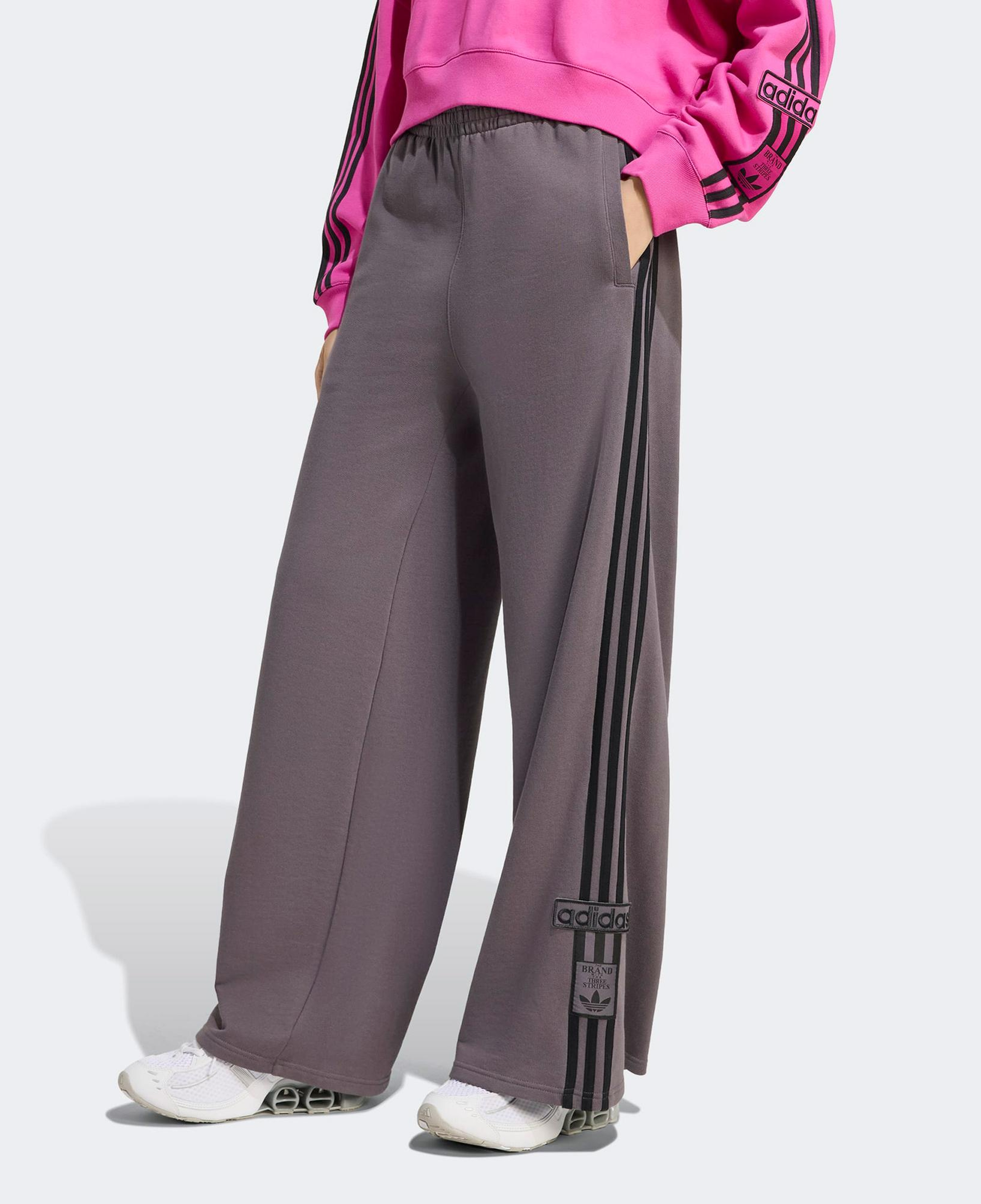 adidas Adibreak Adicolor Wide Kadın Gri Eşofman Altı