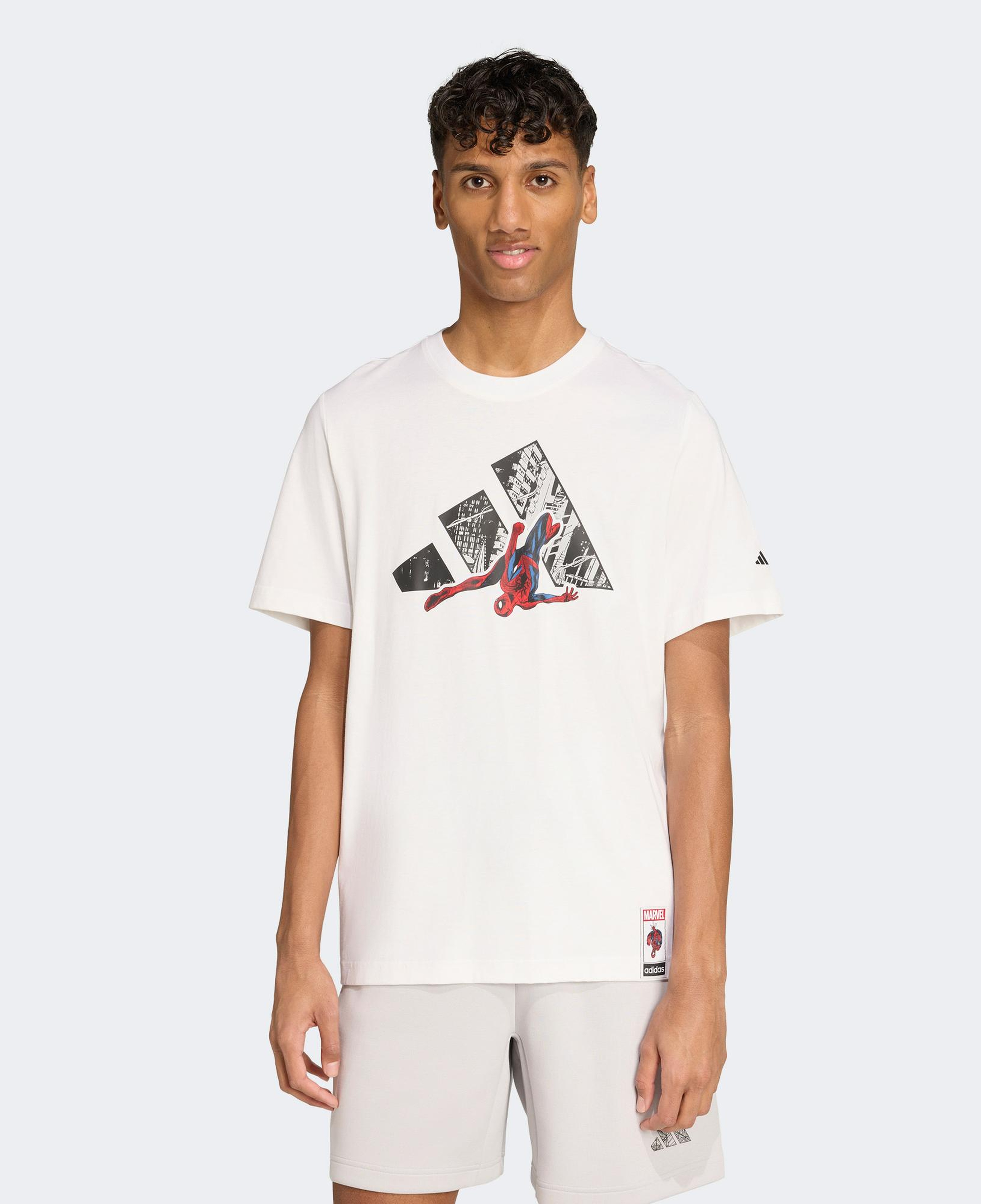 adidas M Spıderman T-S Erkek Beyaz T-Shirt
