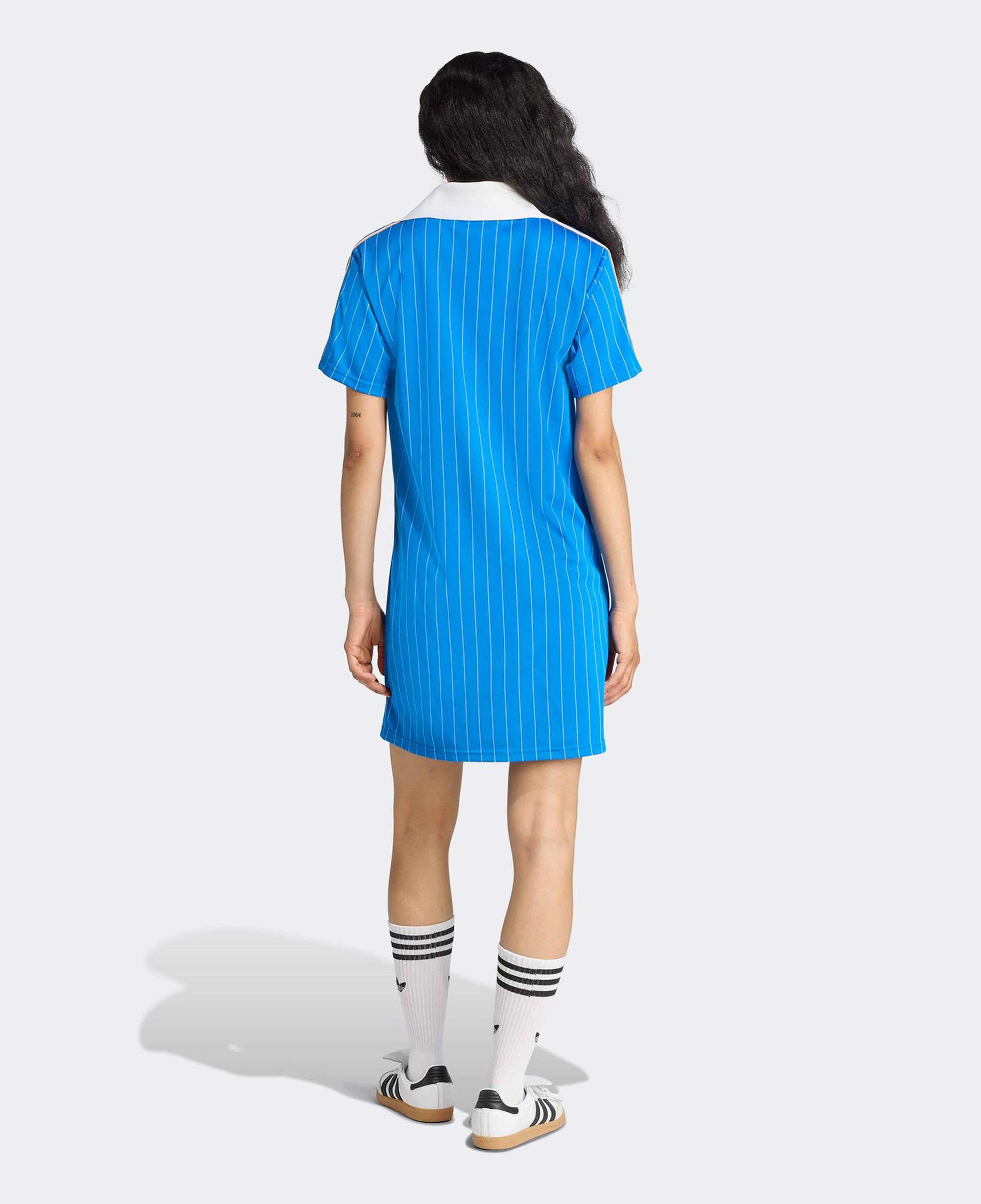 adidas Real Madrid Terrace Icons Kadın Mavi Elbise