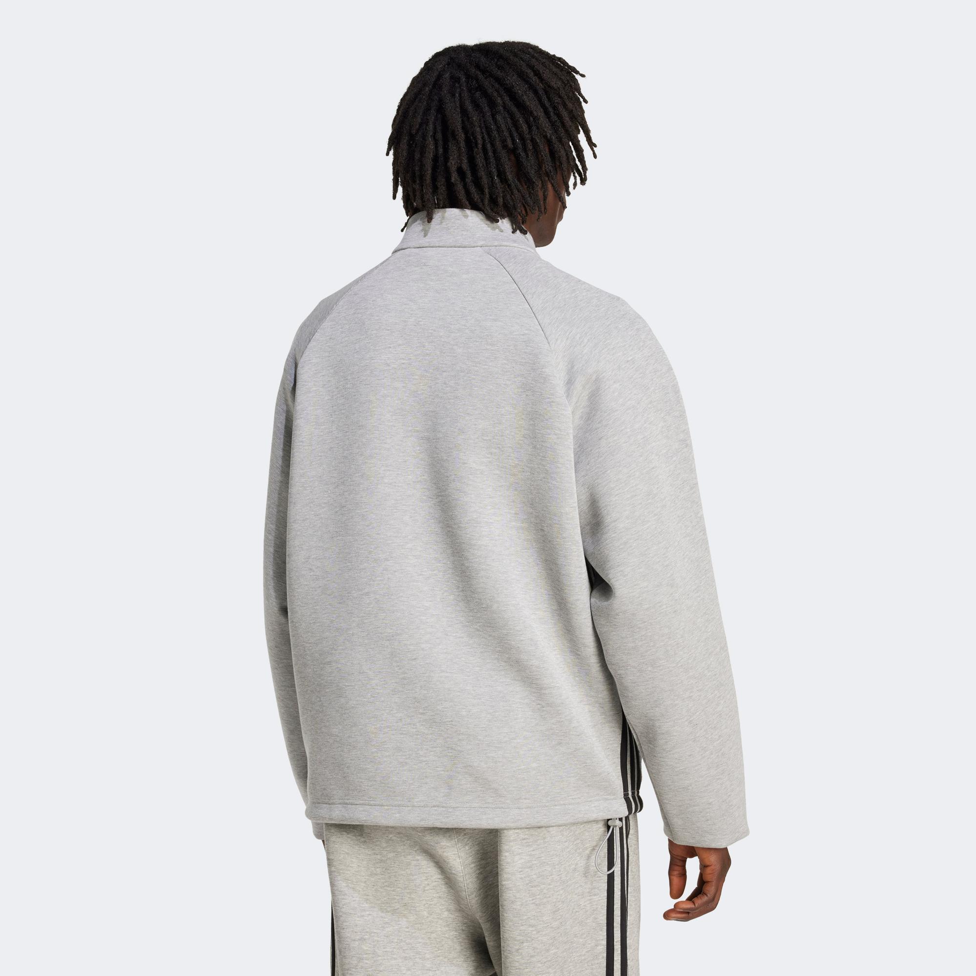 adidas Adicolor Spacer Drill Gri Erkek Üst