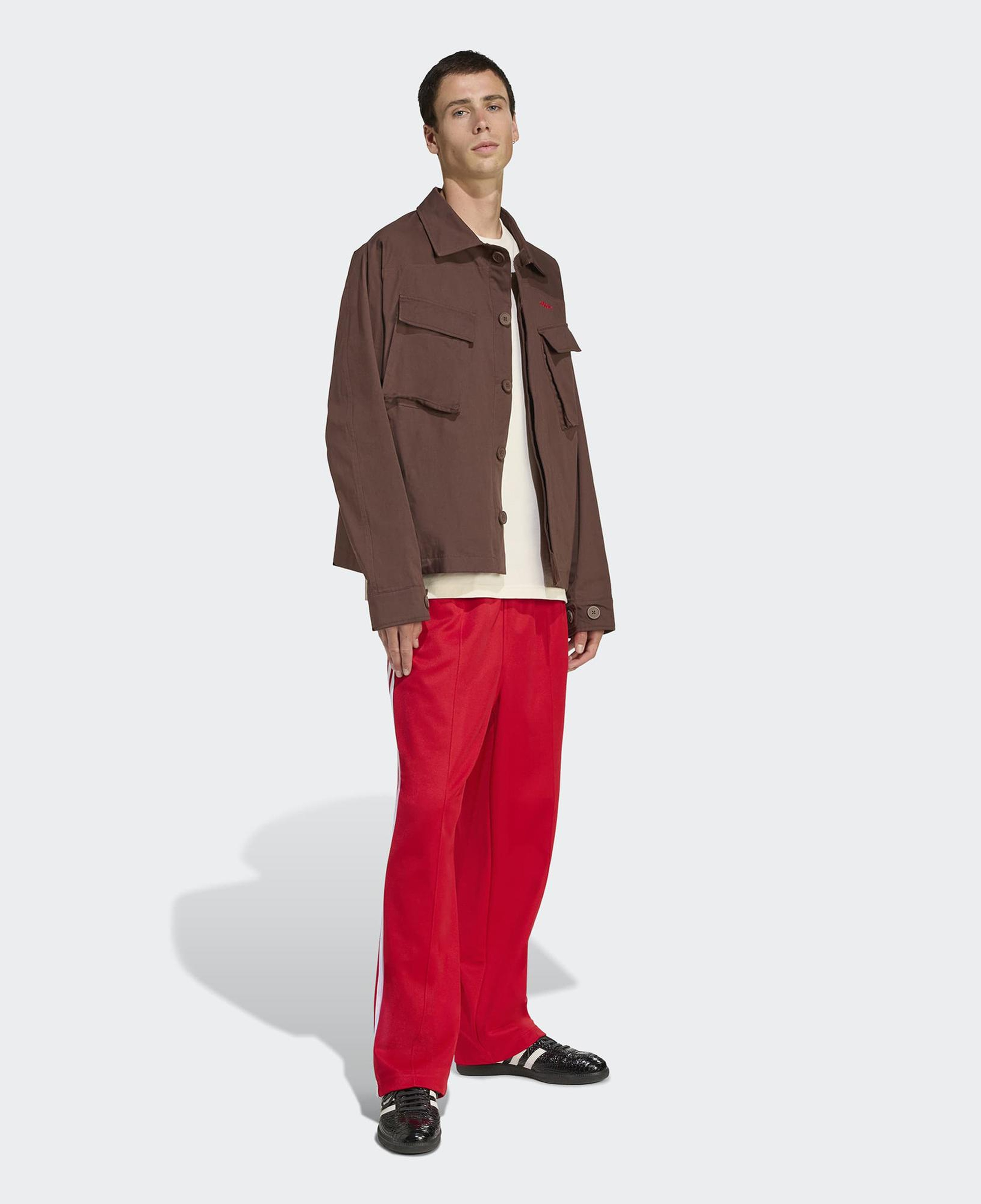 adidas Regular Fit Erkek Bordo Ceket