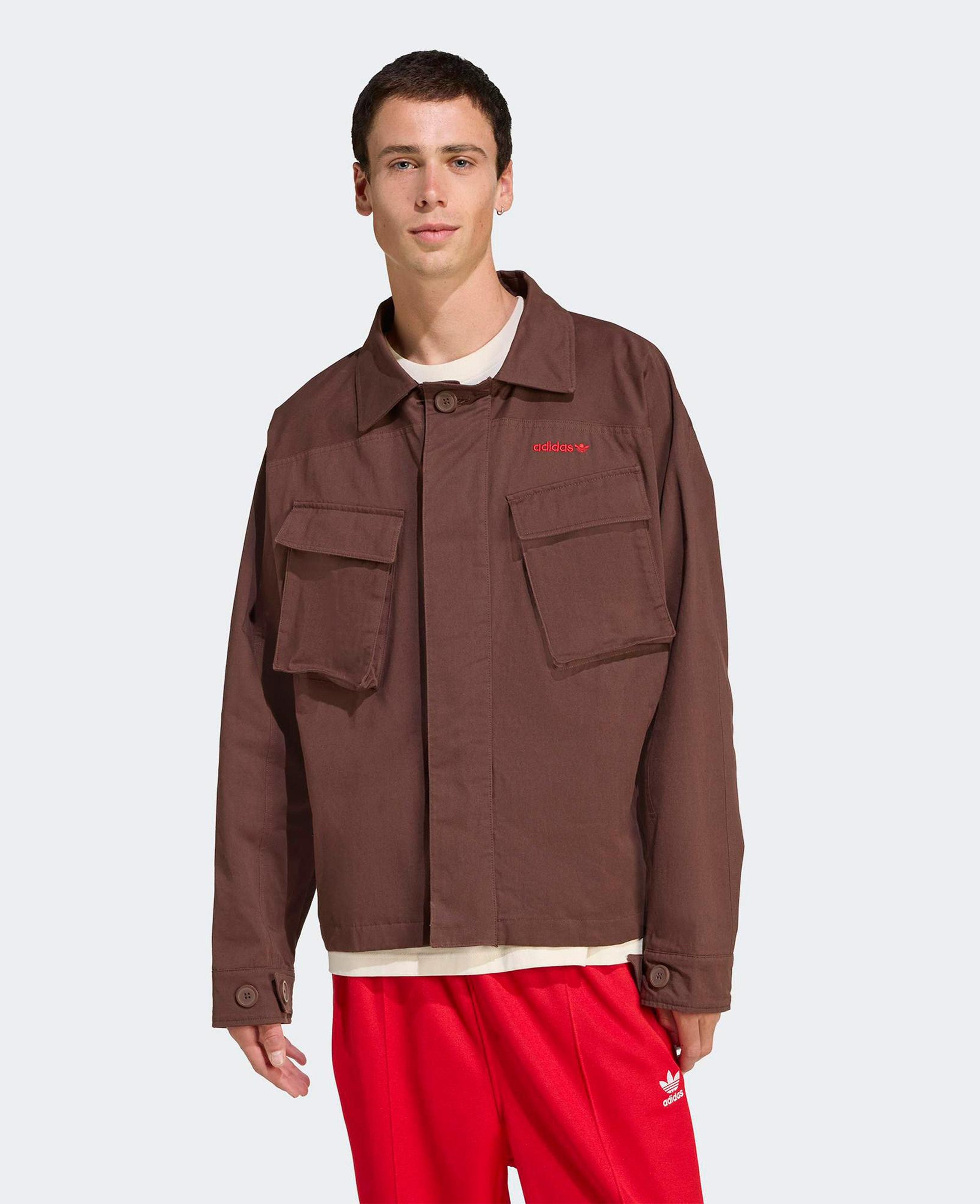 adidas Regular Fit Erkek Bordo Ceket