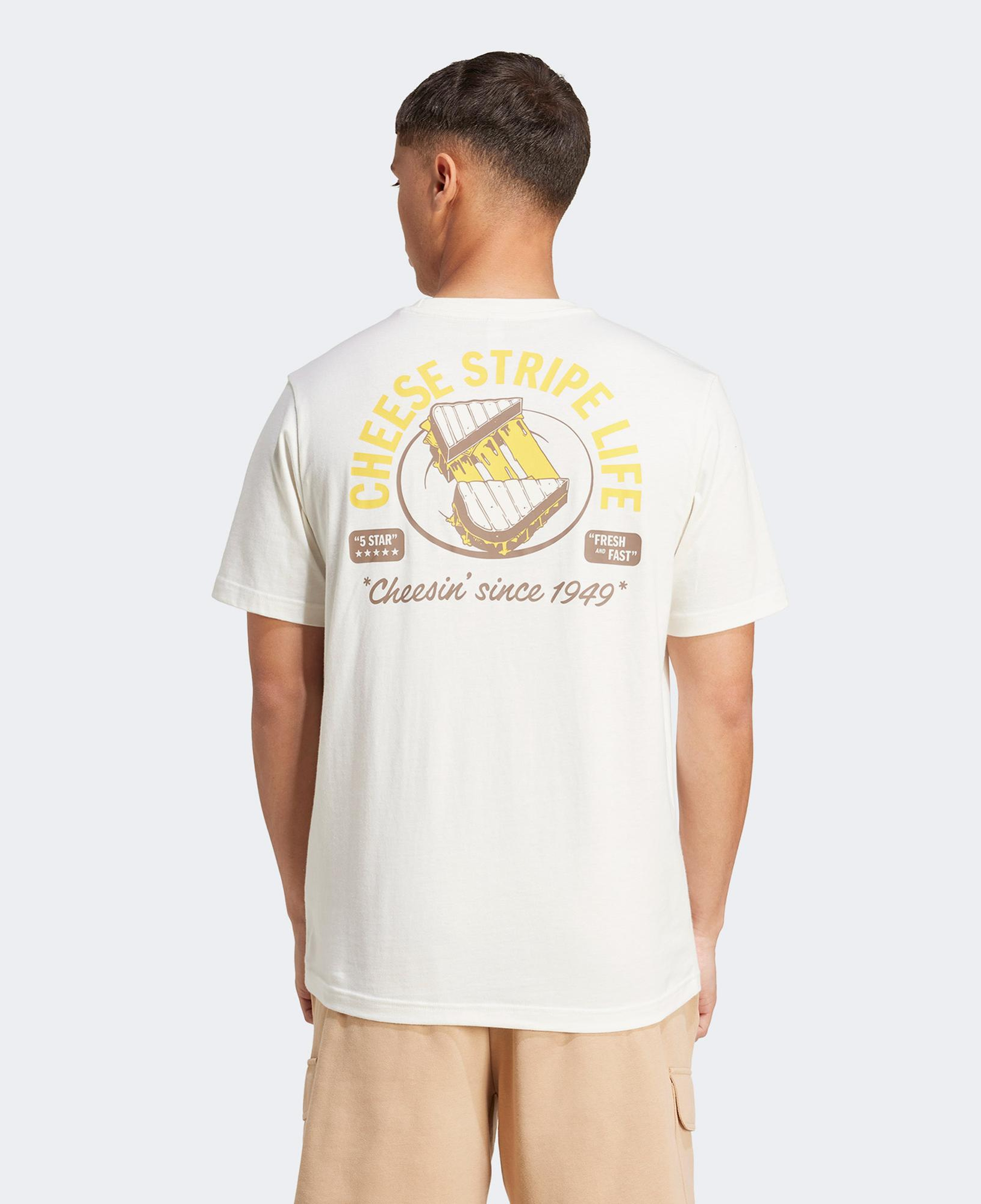 adidas M Cheese Erkek Beyaz T-Shirt