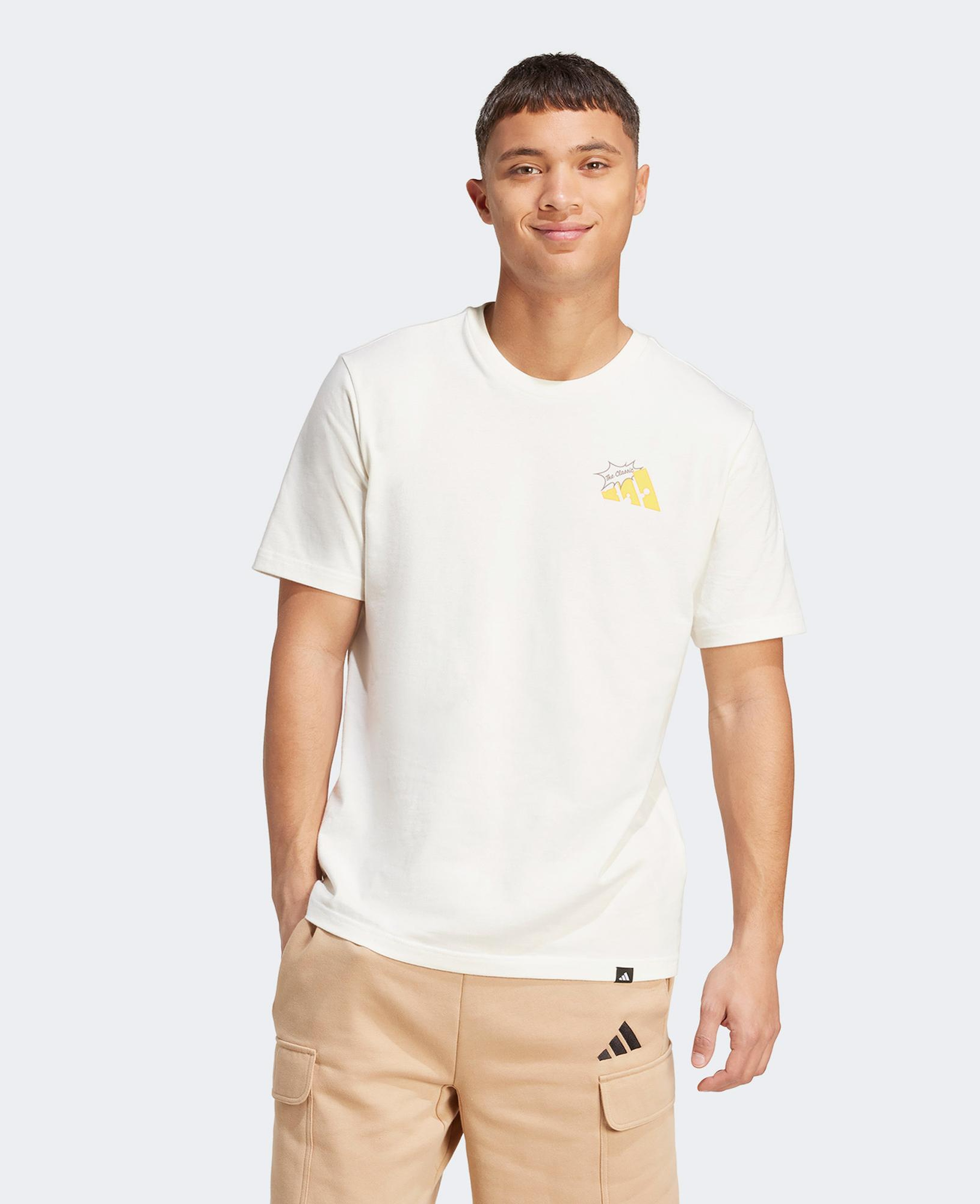 adidas M Cheese Erkek Beyaz T-Shirt