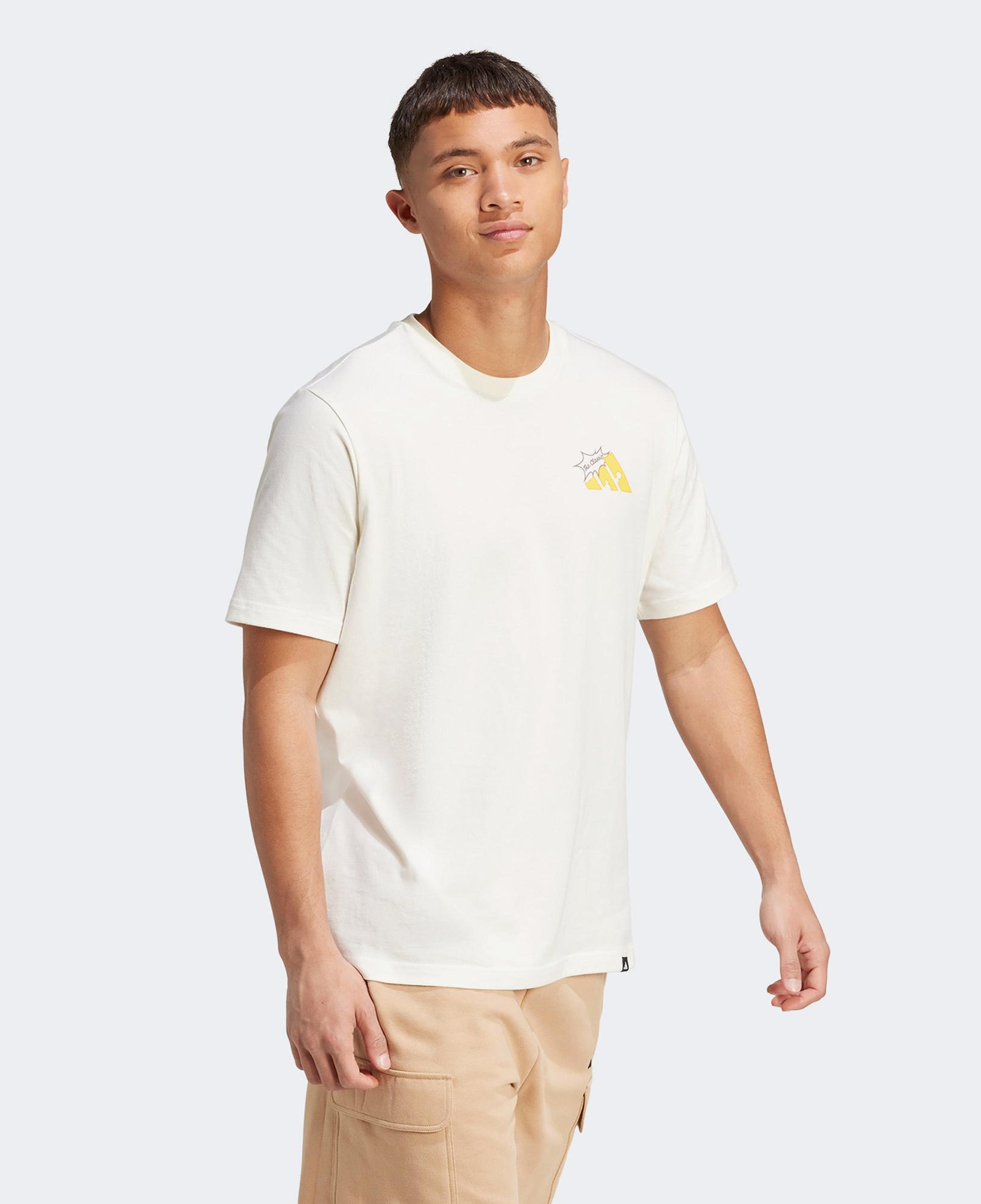 adidas M Cheese Erkek Beyaz T-Shirt
