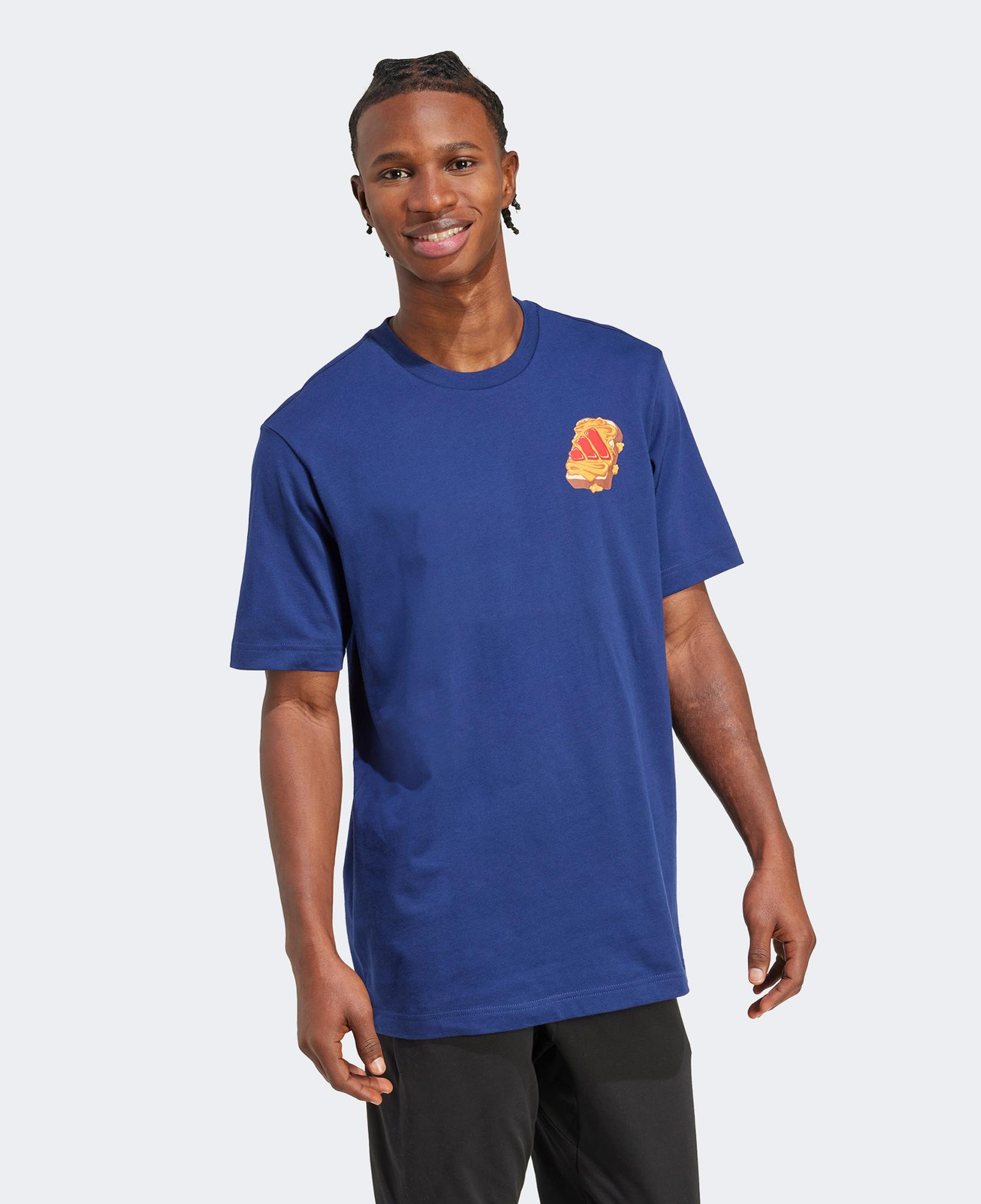 adidas M Pb&J T Erkek Mavi T-Shirt