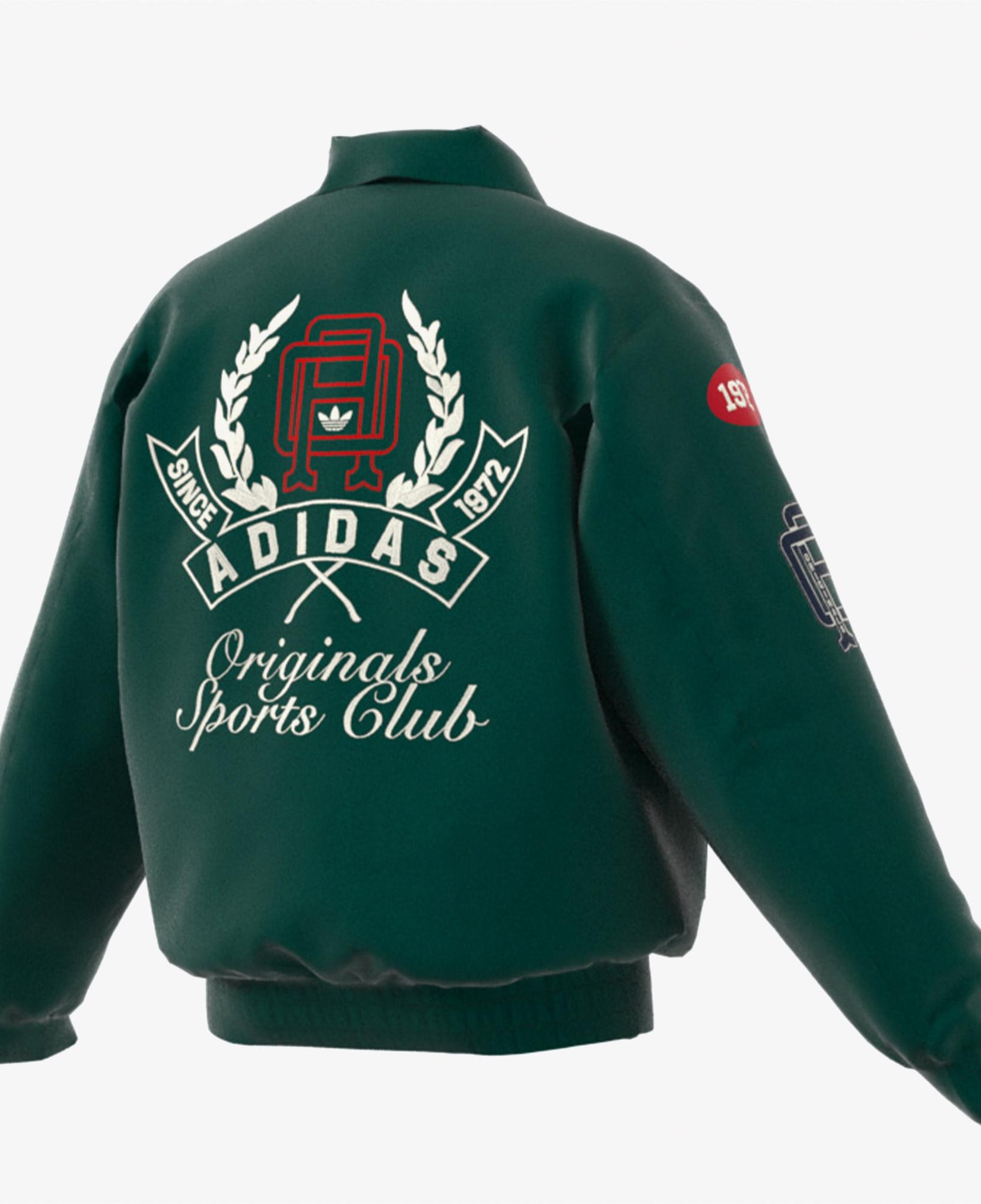 adidas VRCT Erkek Yeşil Yün Ceket