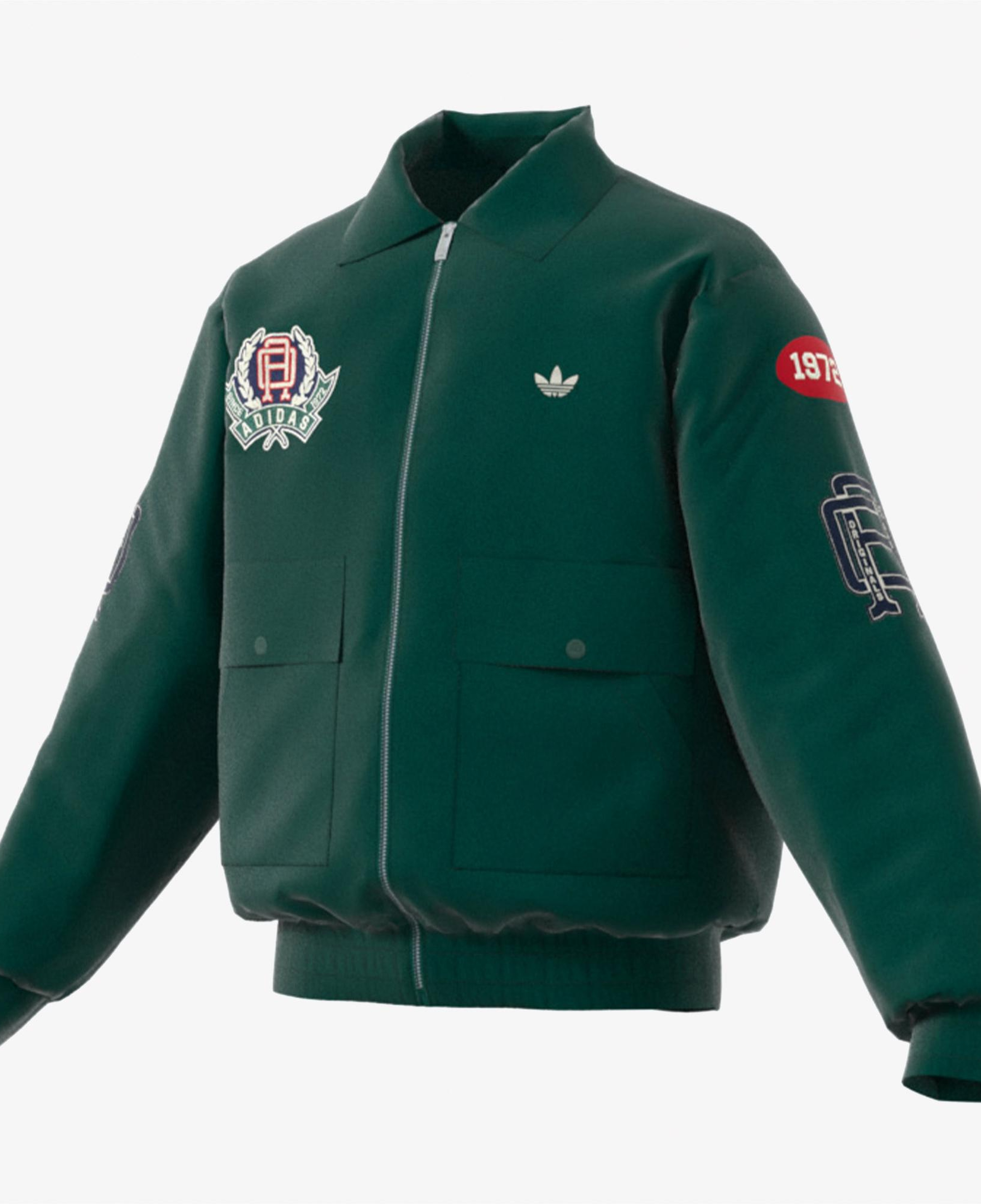 adidas VRCT Erkek Yeşil Yün Ceket