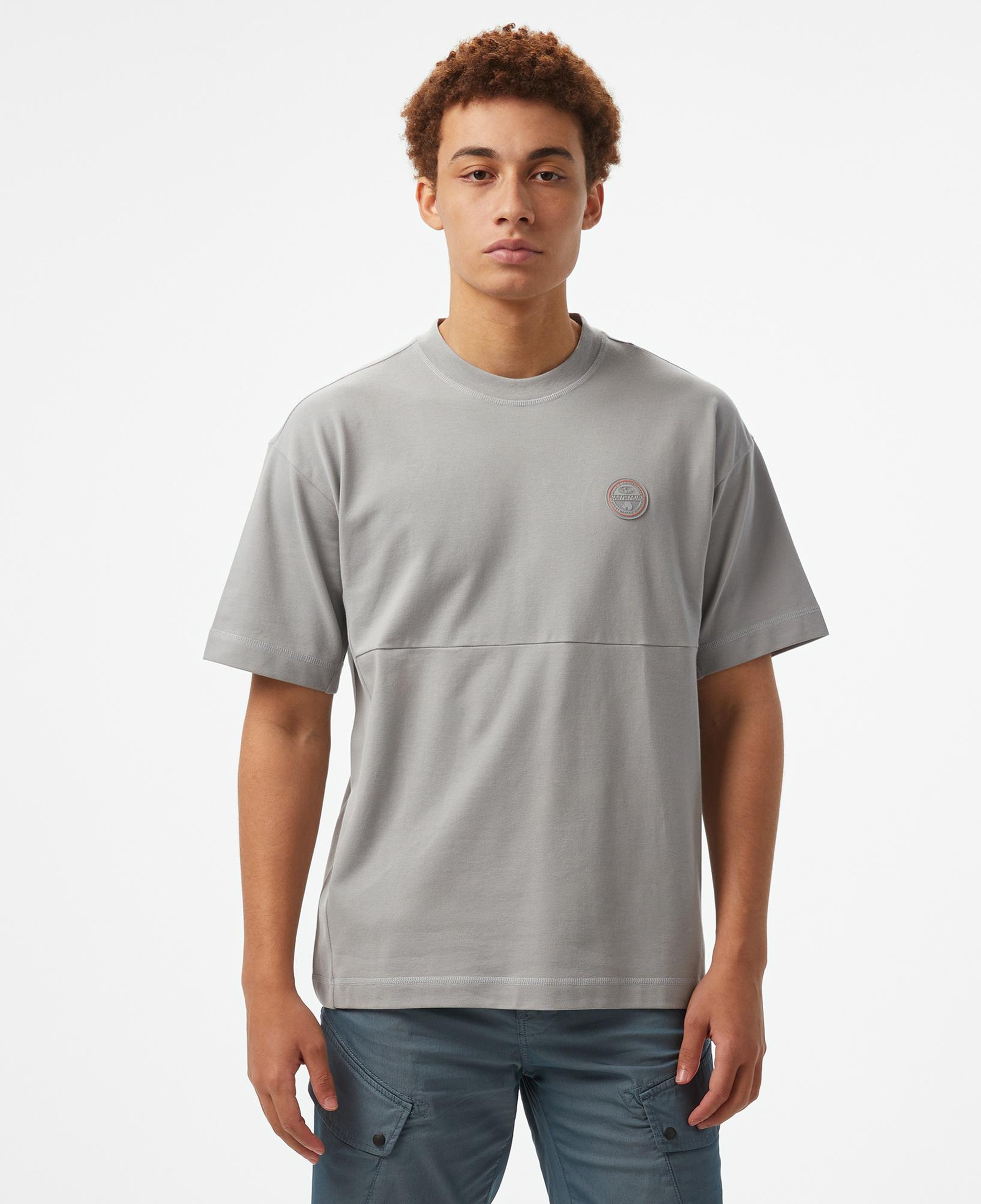 Napapijri  S-Anghiari SS Erkek Gri T-Shirt