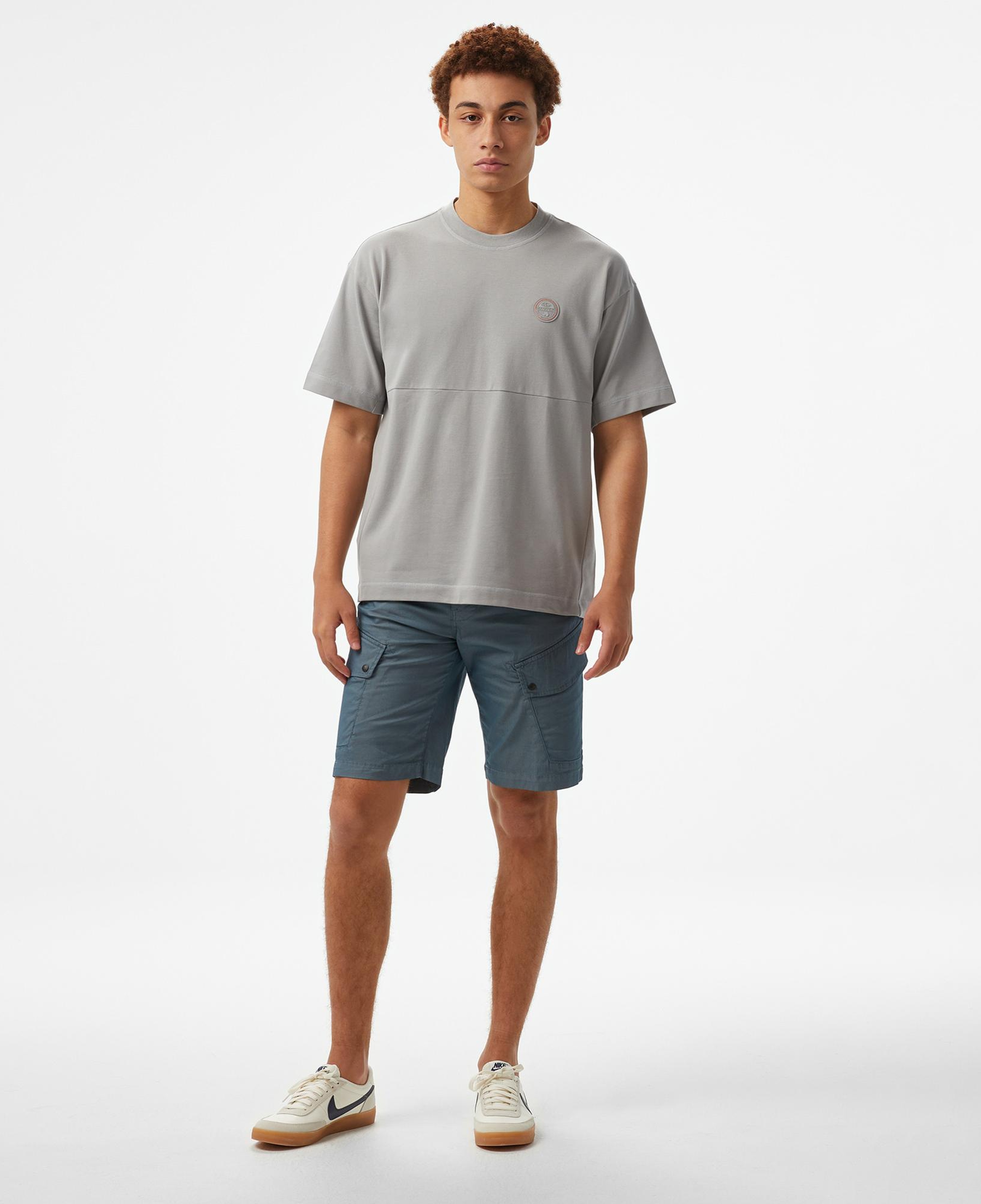 Napapijri  S-Anghiari SS Erkek Gri T-Shirt