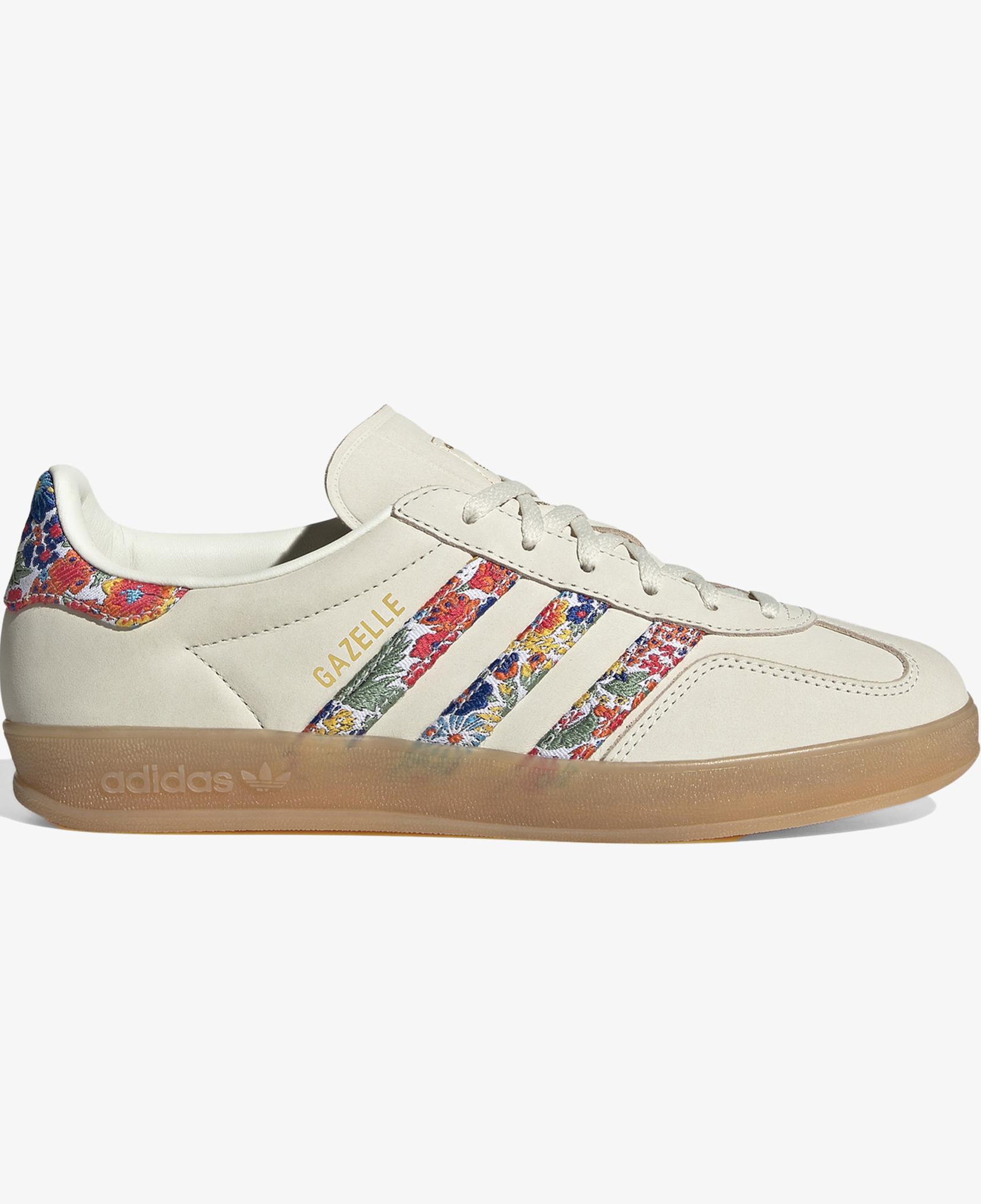 adidas Gazelle Indoor X Liberty London Kadın Krem Spor Ayakkabı