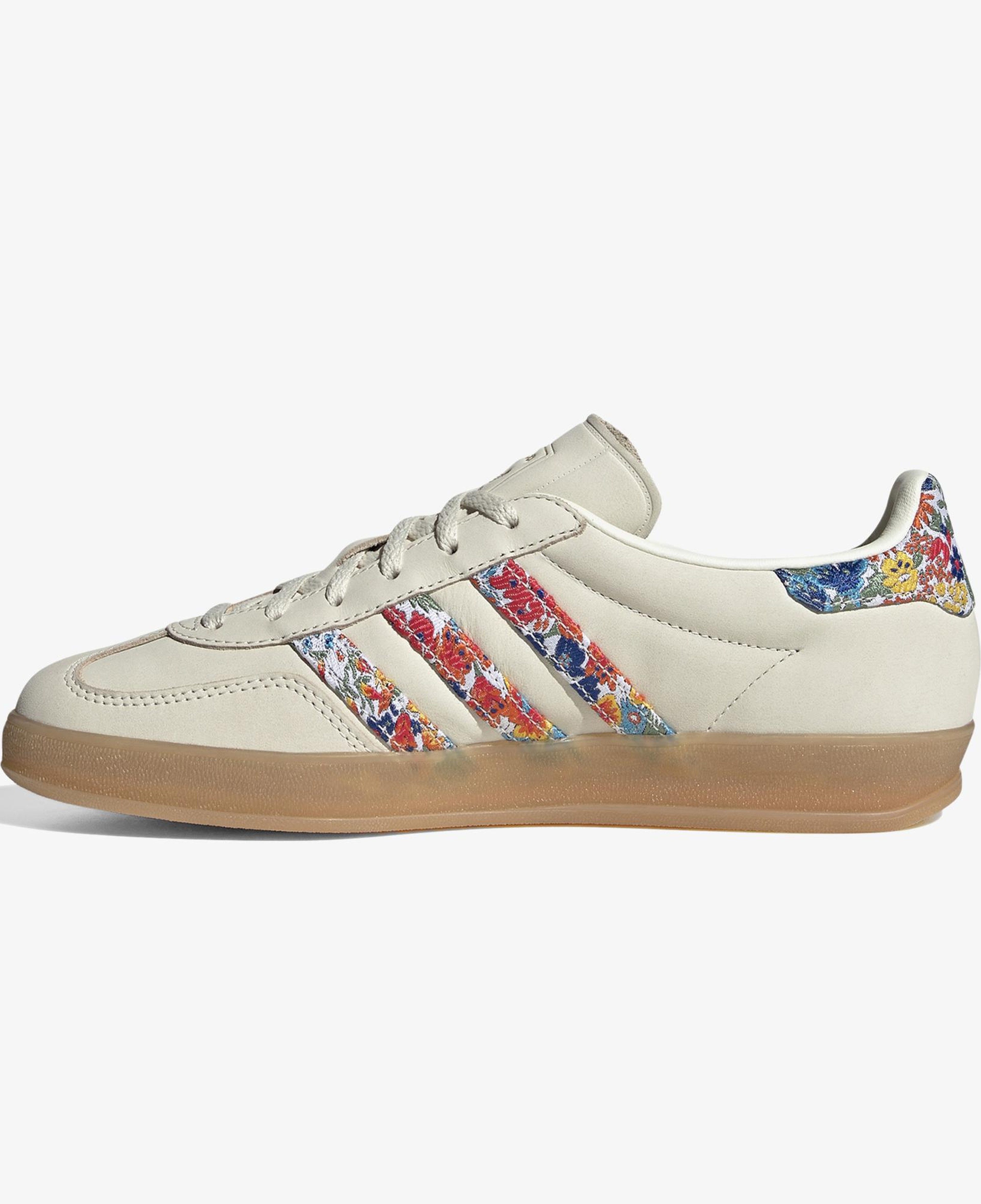 adidas Gazelle Indoor X Liberty London Kadın Krem Spor Ayakkabı