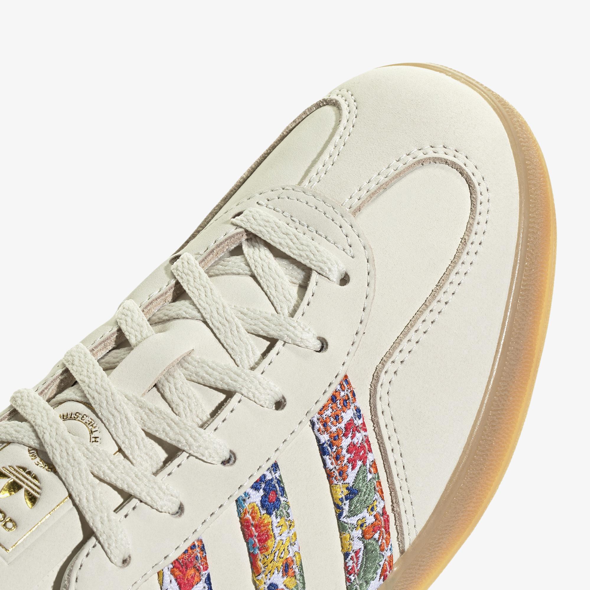 adidas Gazelle Indoor X Liberty London Kadın Krem Spor Ayakkabı