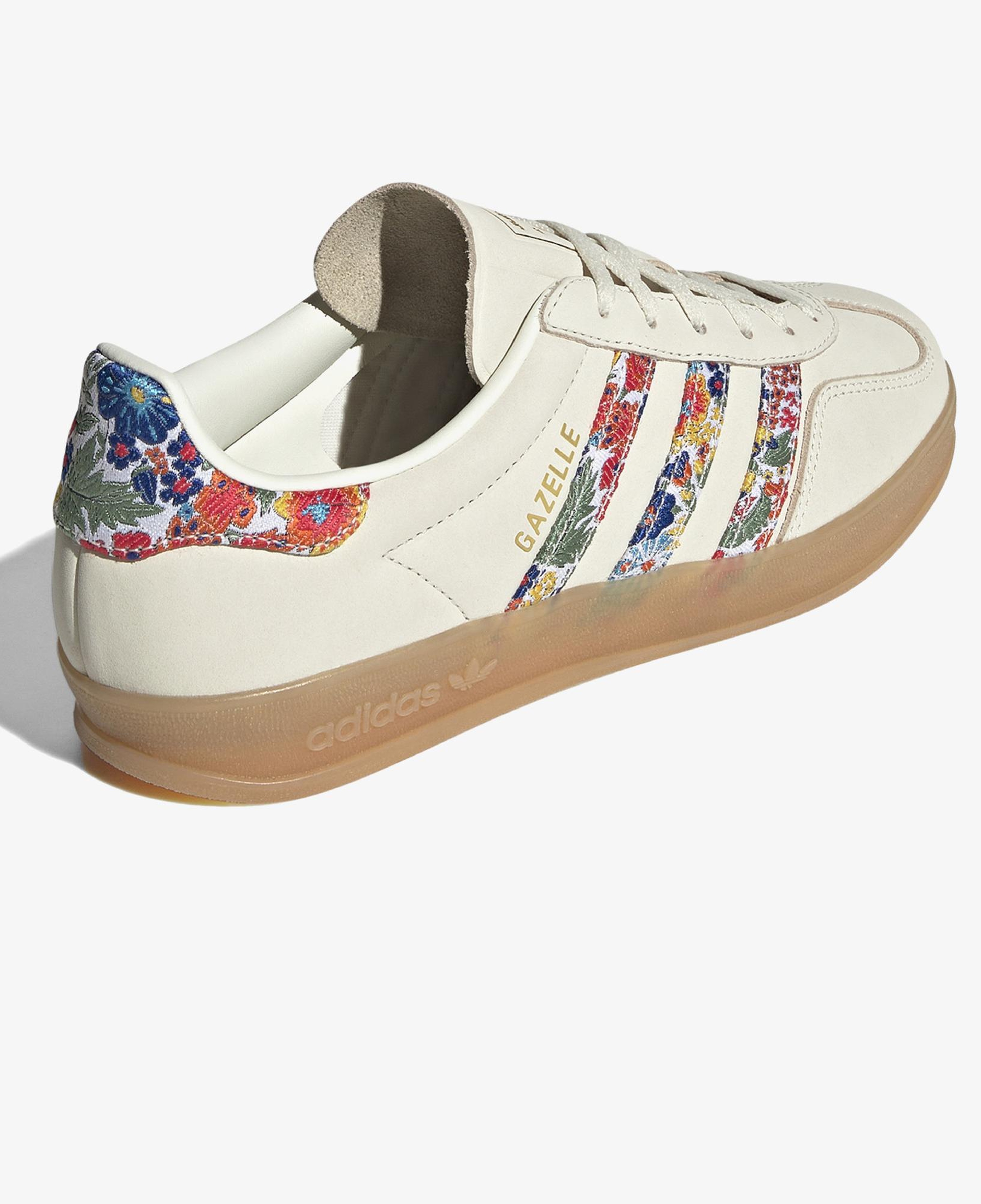 adidas Gazelle Indoor X Liberty London Kadın Krem Spor Ayakkabı