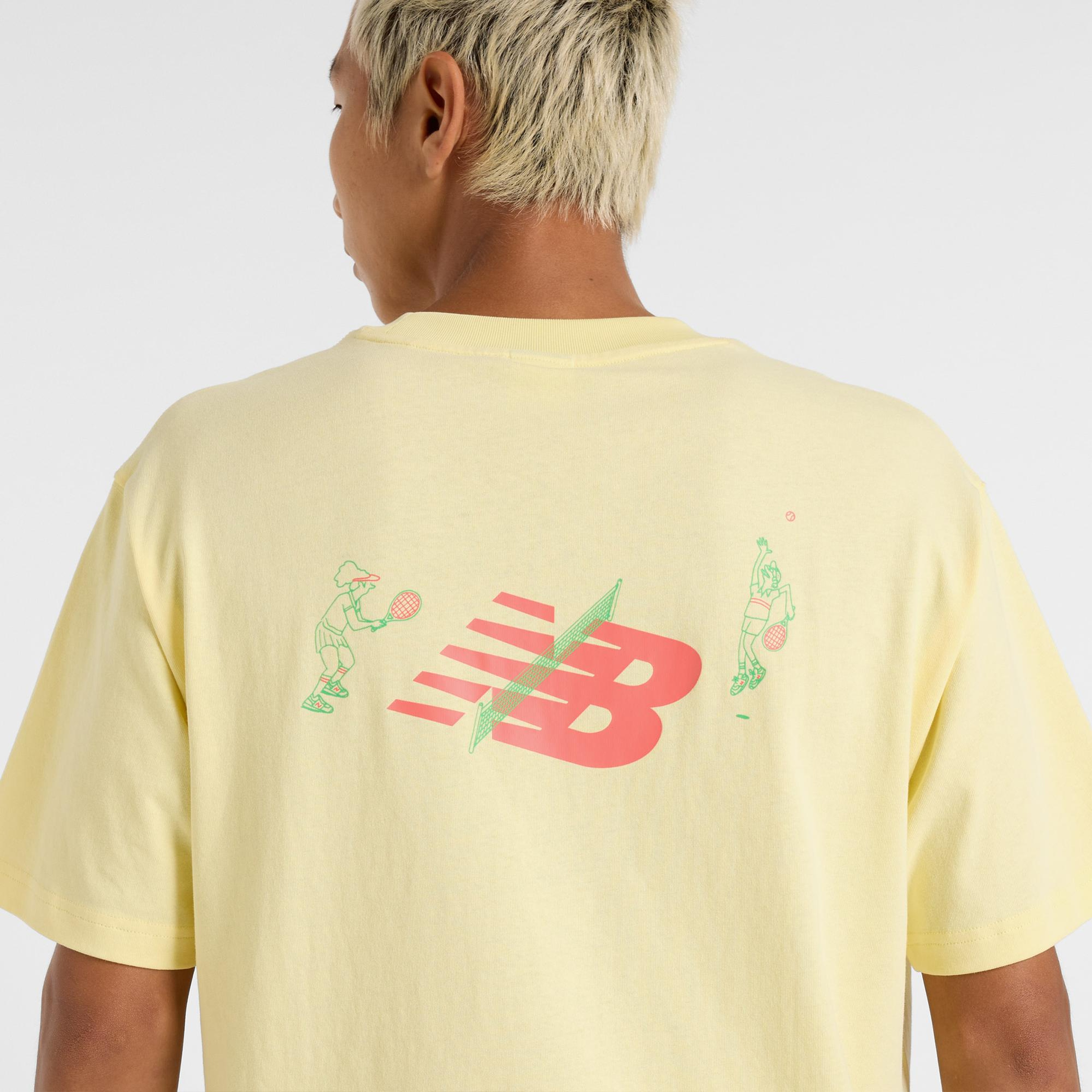 New Balance MT51903 Erkek Sarı T-Shirt