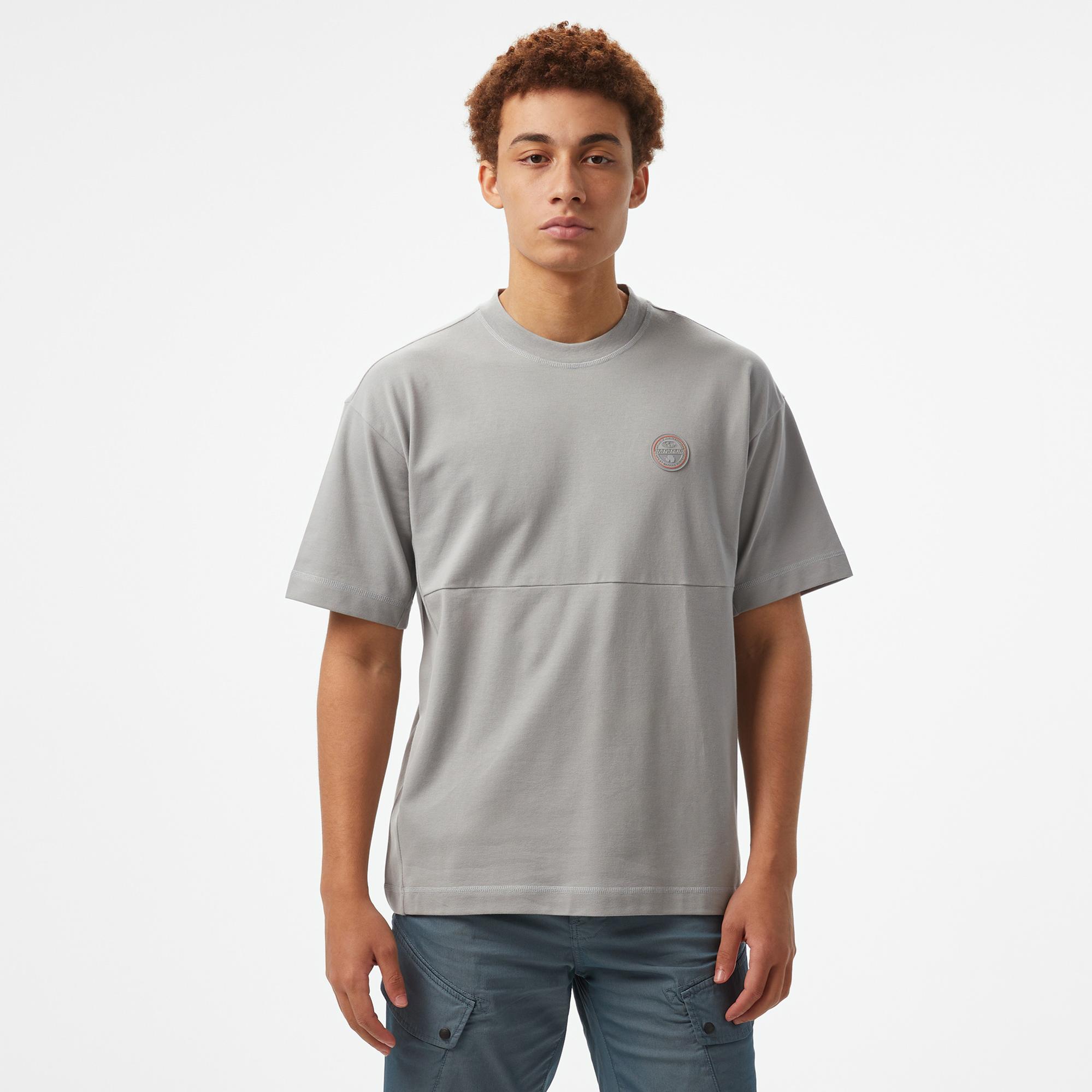 Napapijri  S-Anghiari SS Erkek Gri T-Shirt