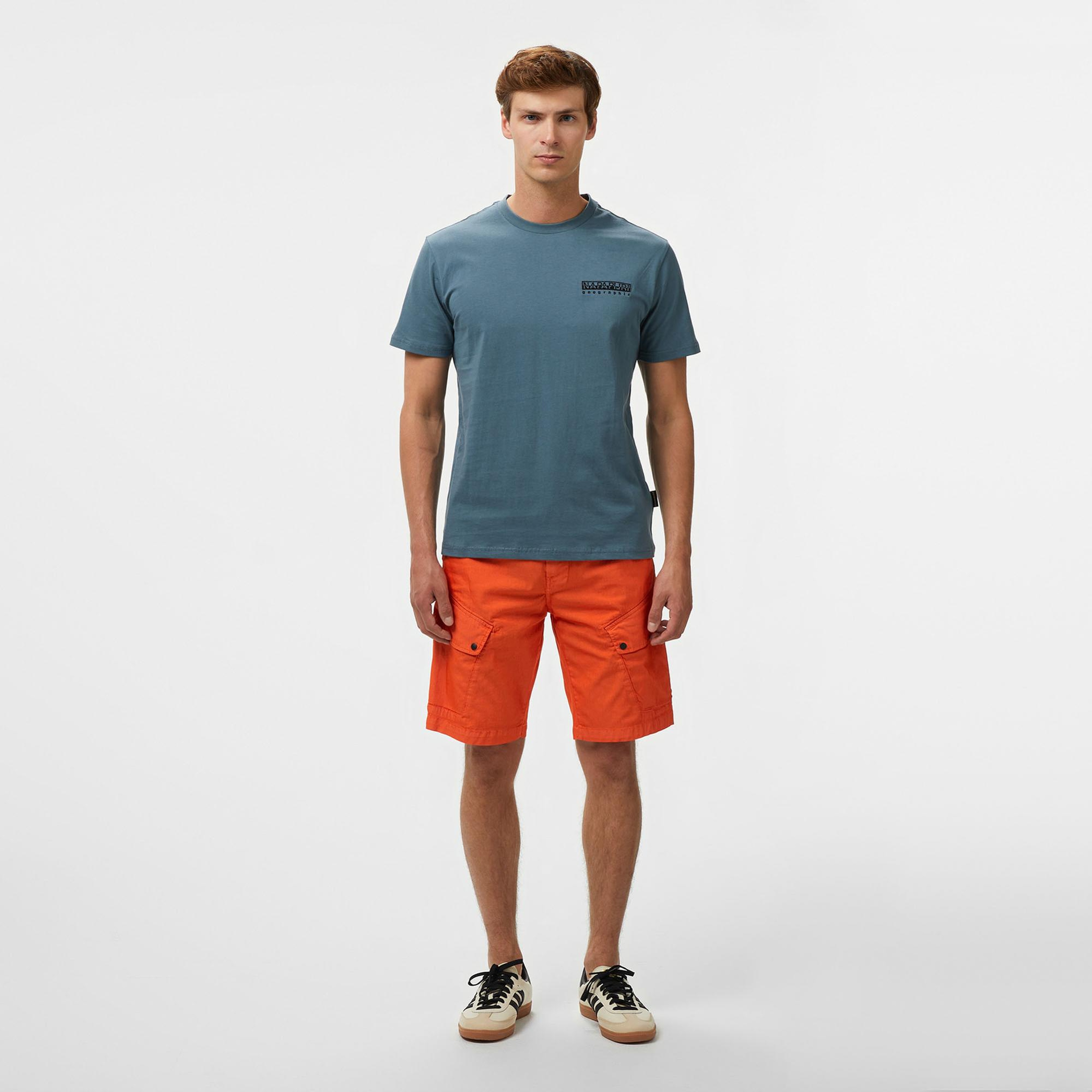 Napapijri  N-Senio Erkek Turuncu Bermuda Şort