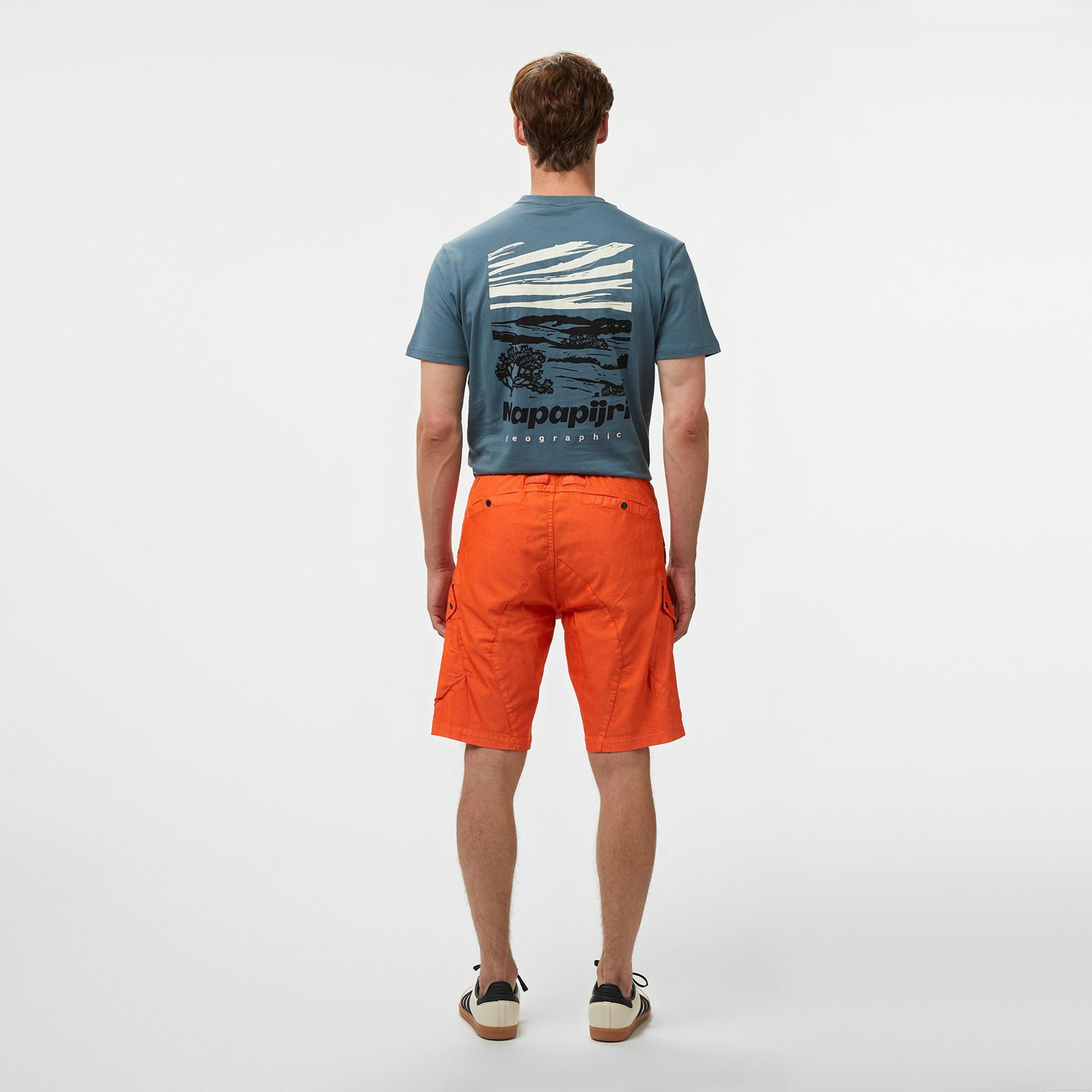 Napapijri  N-Senio Erkek Turuncu Bermuda Şort
