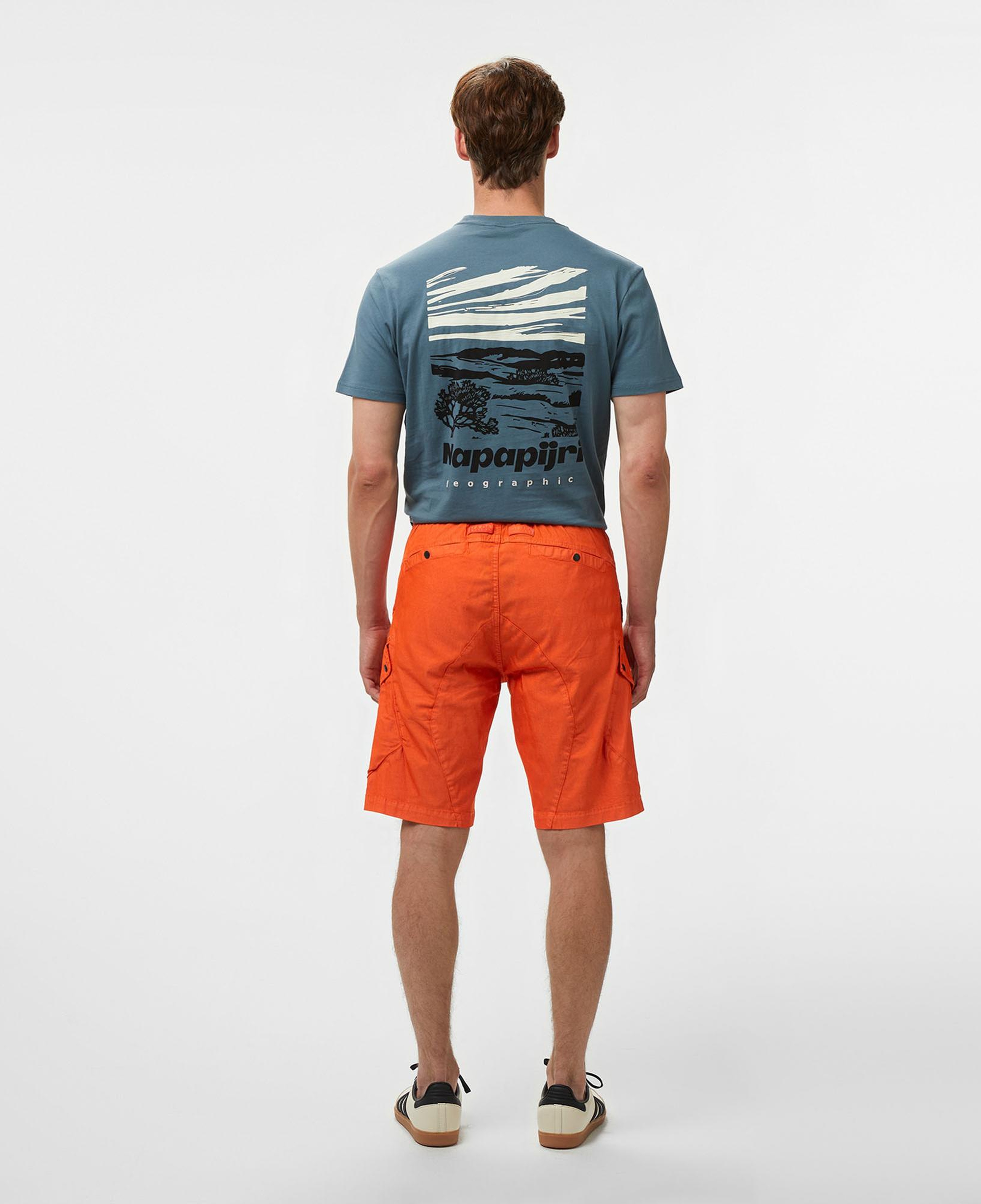 Napapijri  N-Senio Erkek Turuncu Bermuda Şort