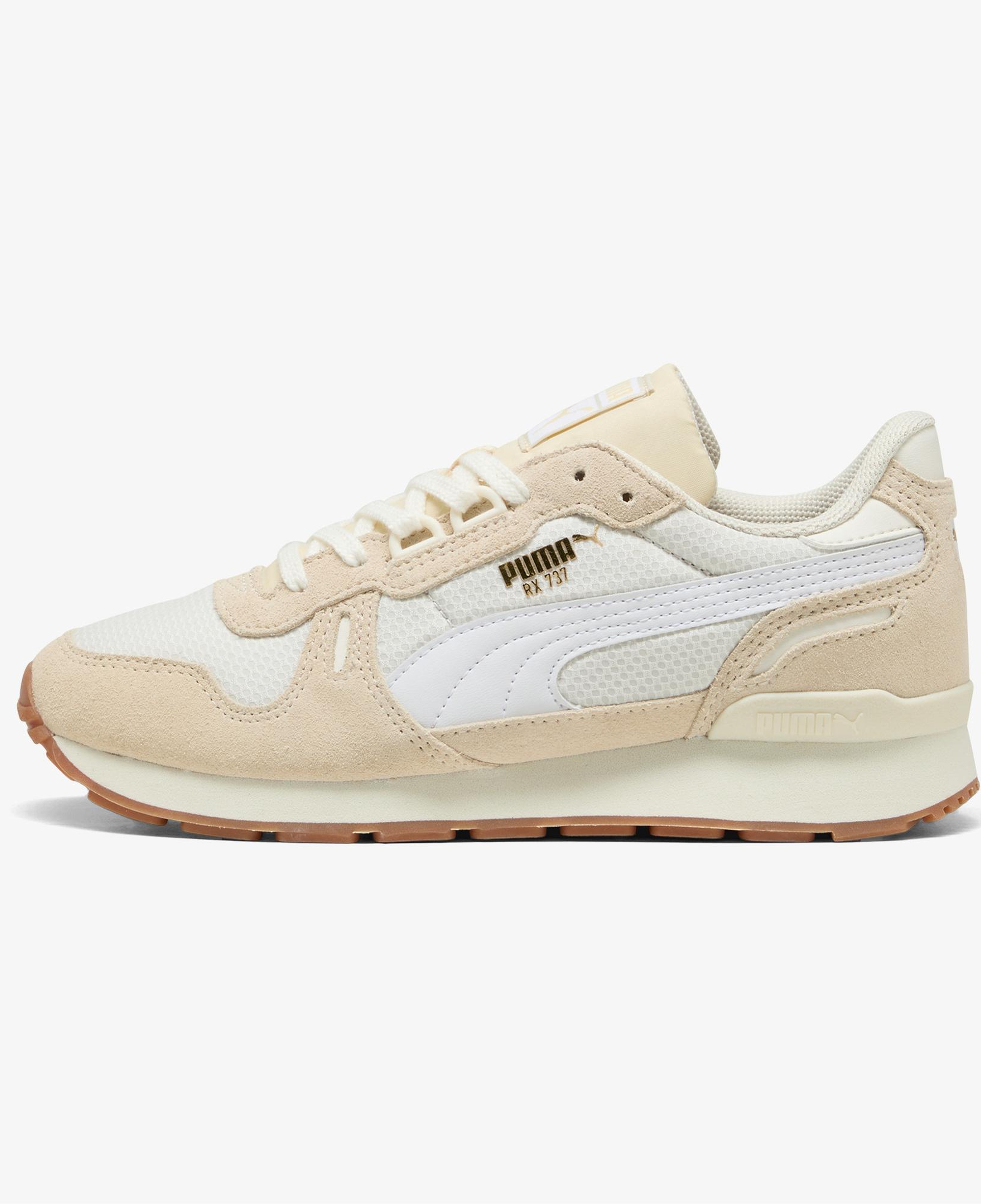 Puma RX 737 Mesh Kadın Bej Spor Ayakkabı