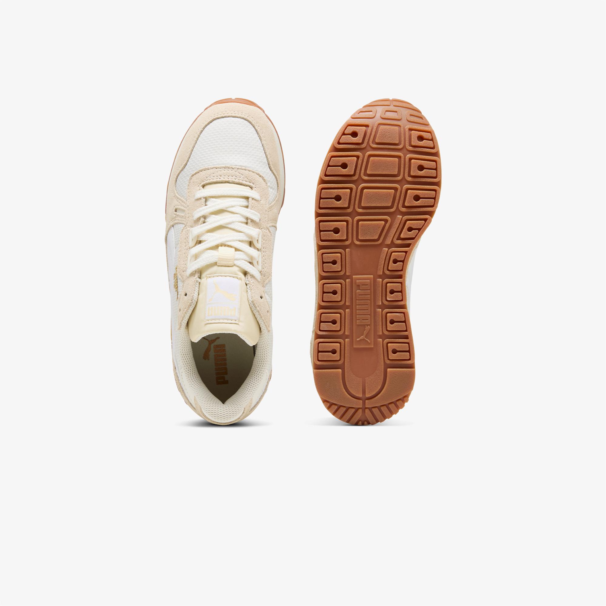 Puma RX 737 Mesh Kadın Bej Spor Ayakkabı