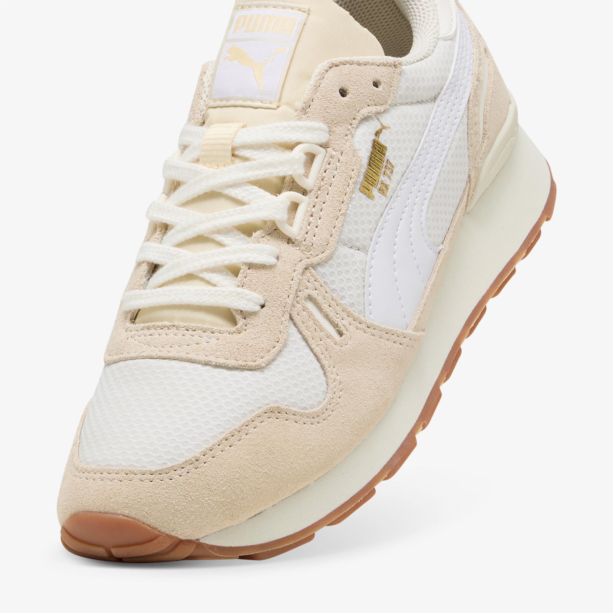 Puma RX 737 Mesh Kadın Bej Spor Ayakkabı