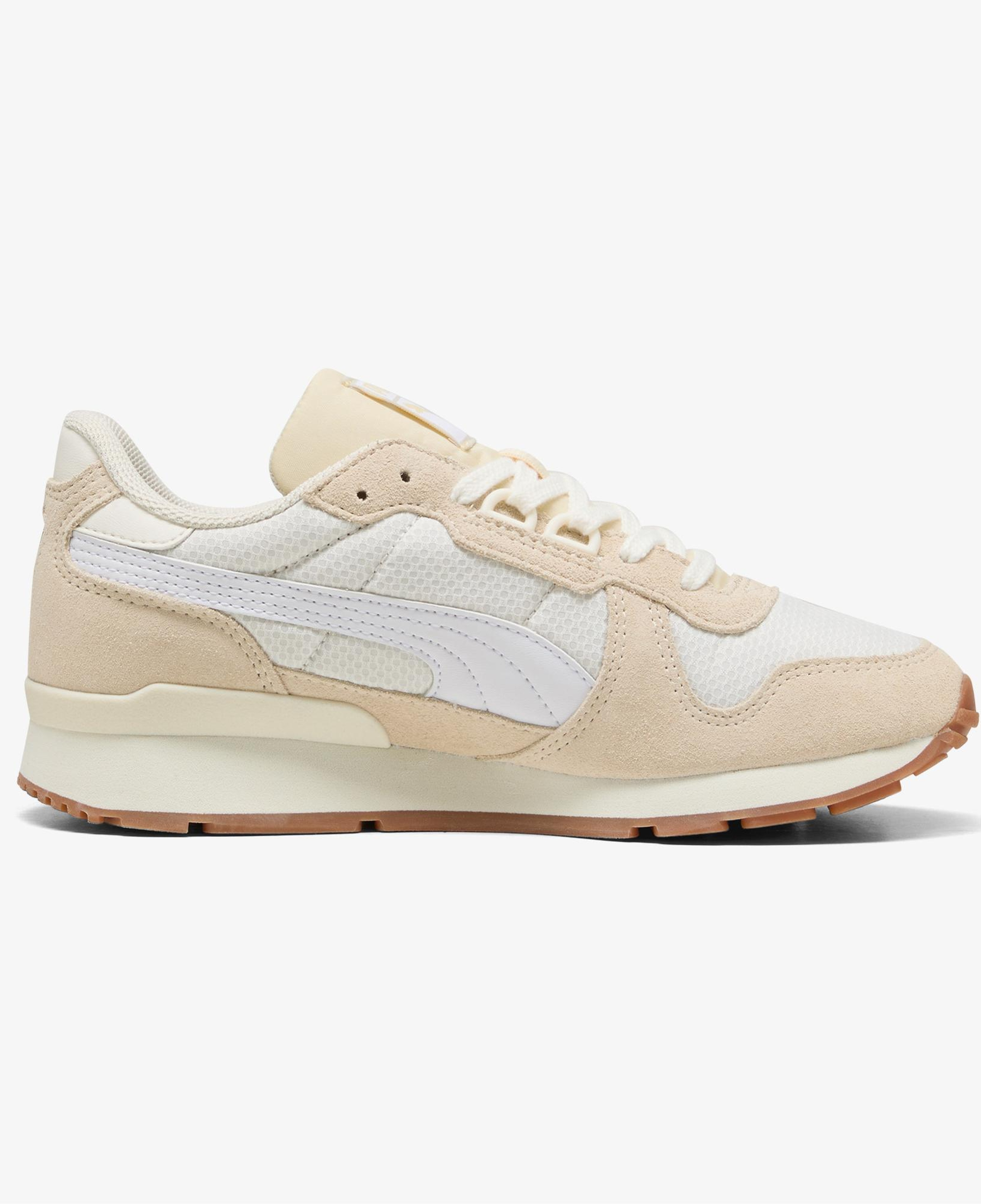 Puma RX 737 Mesh Kadın Bej Spor Ayakkabı