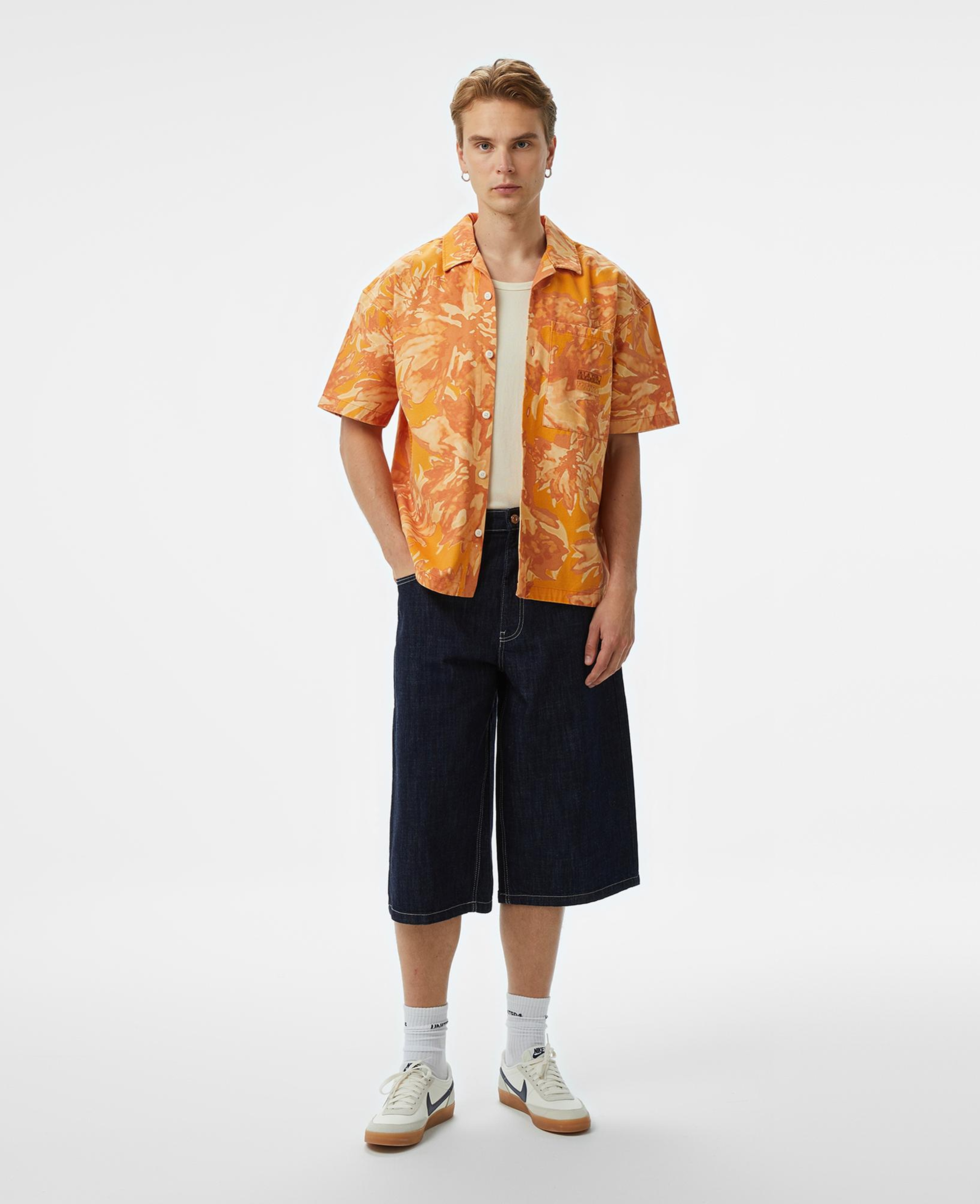 Napapijri G-Talla SS Erkek Renkli Gömlek