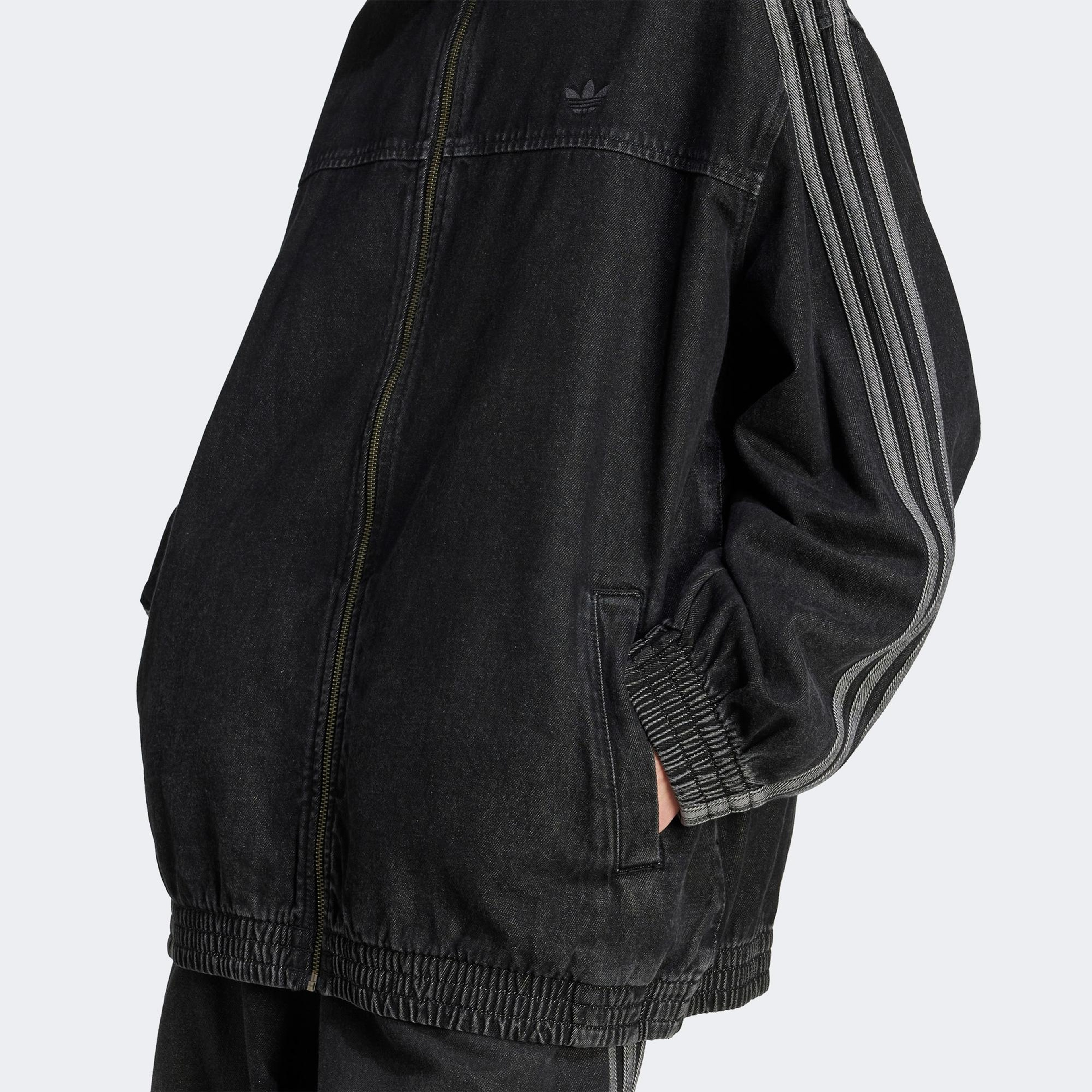 adidas Adicolor Denim Adilenium Kadın Siyah Ceket