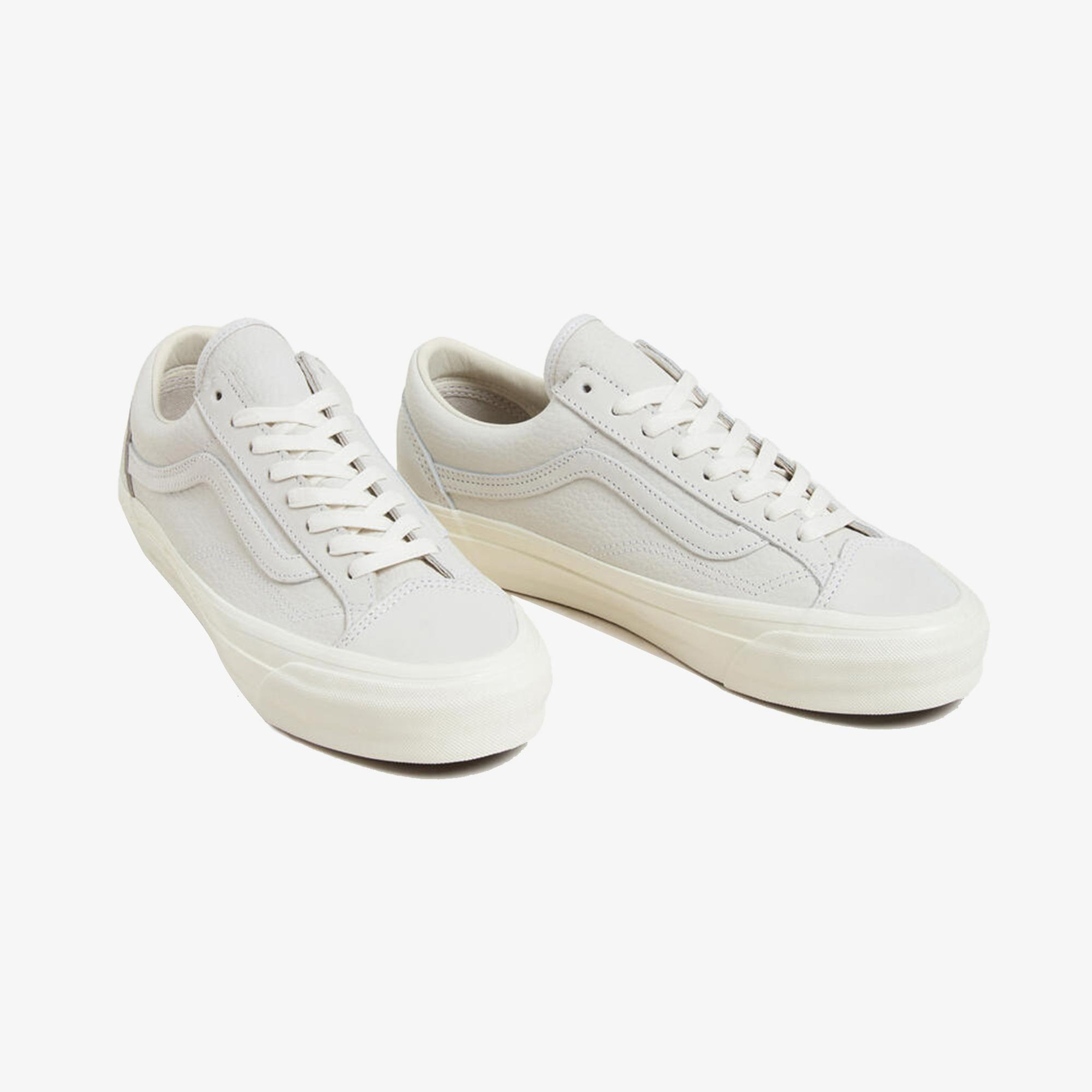 Vans Premium Old Skool 36LX Deri Kadın Beyaz Sneaker