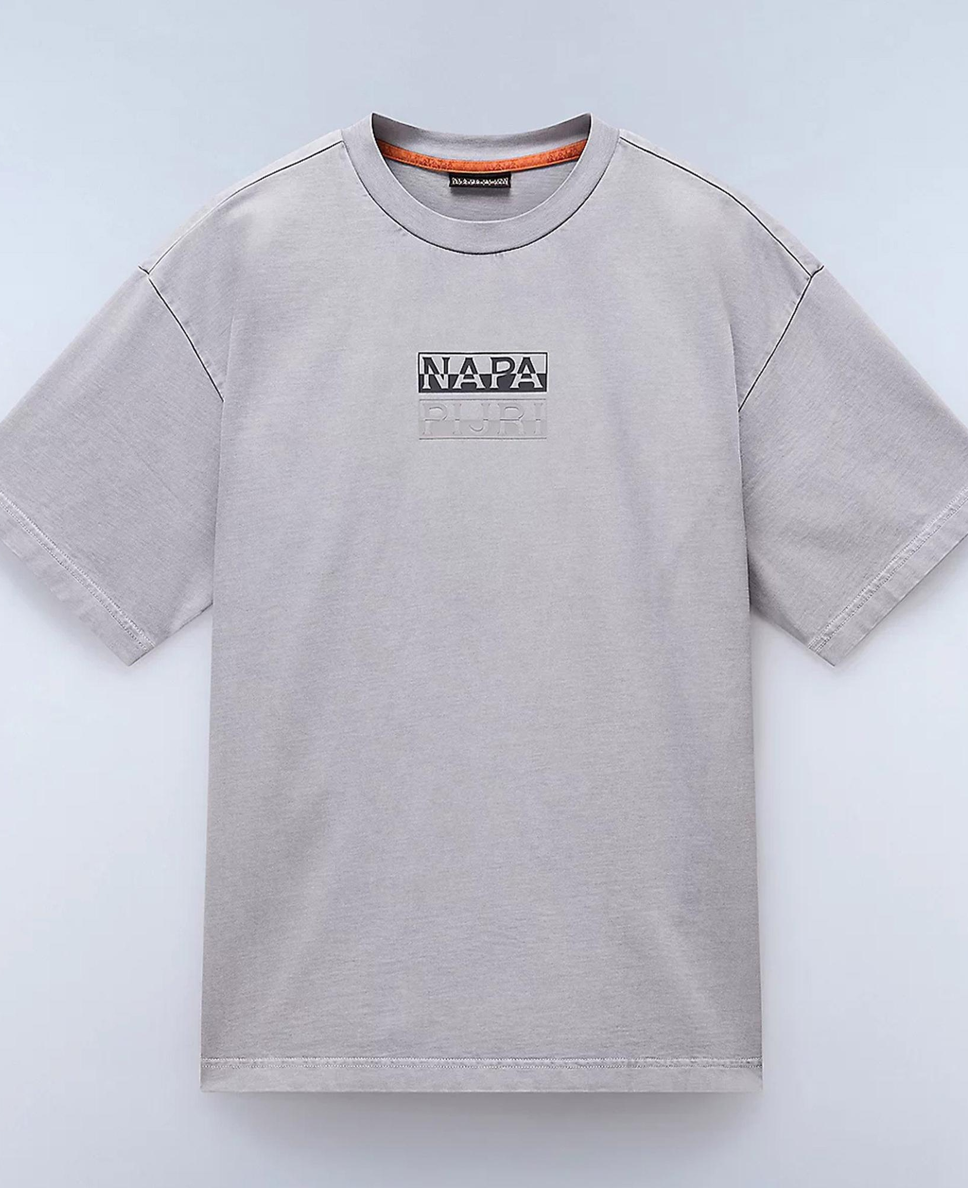 Napapijri  S-Cortona SS Sum Erkek Gri T-Shirt