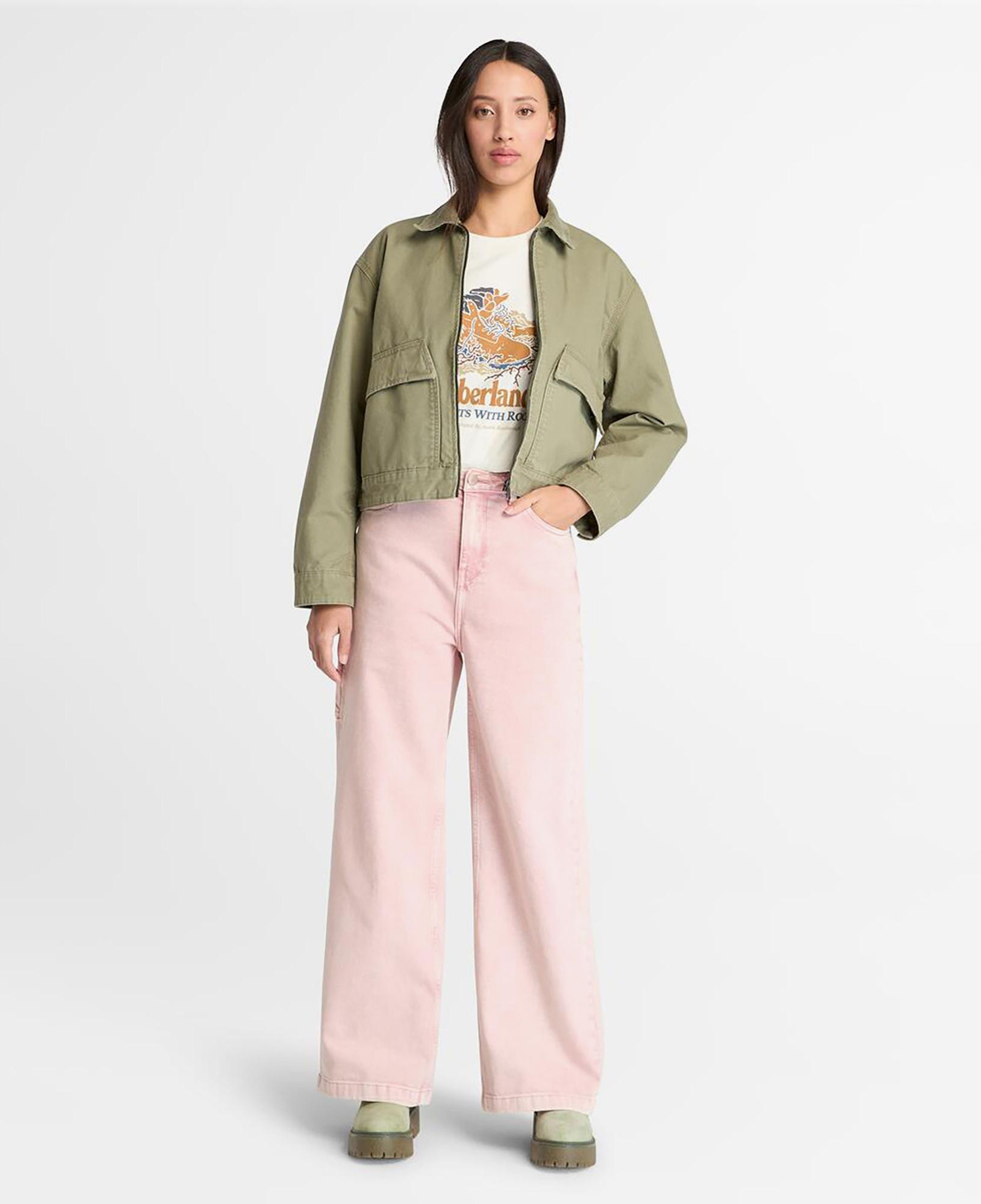 Timberland Stafford Bomber Kadın Yeşil Ceket