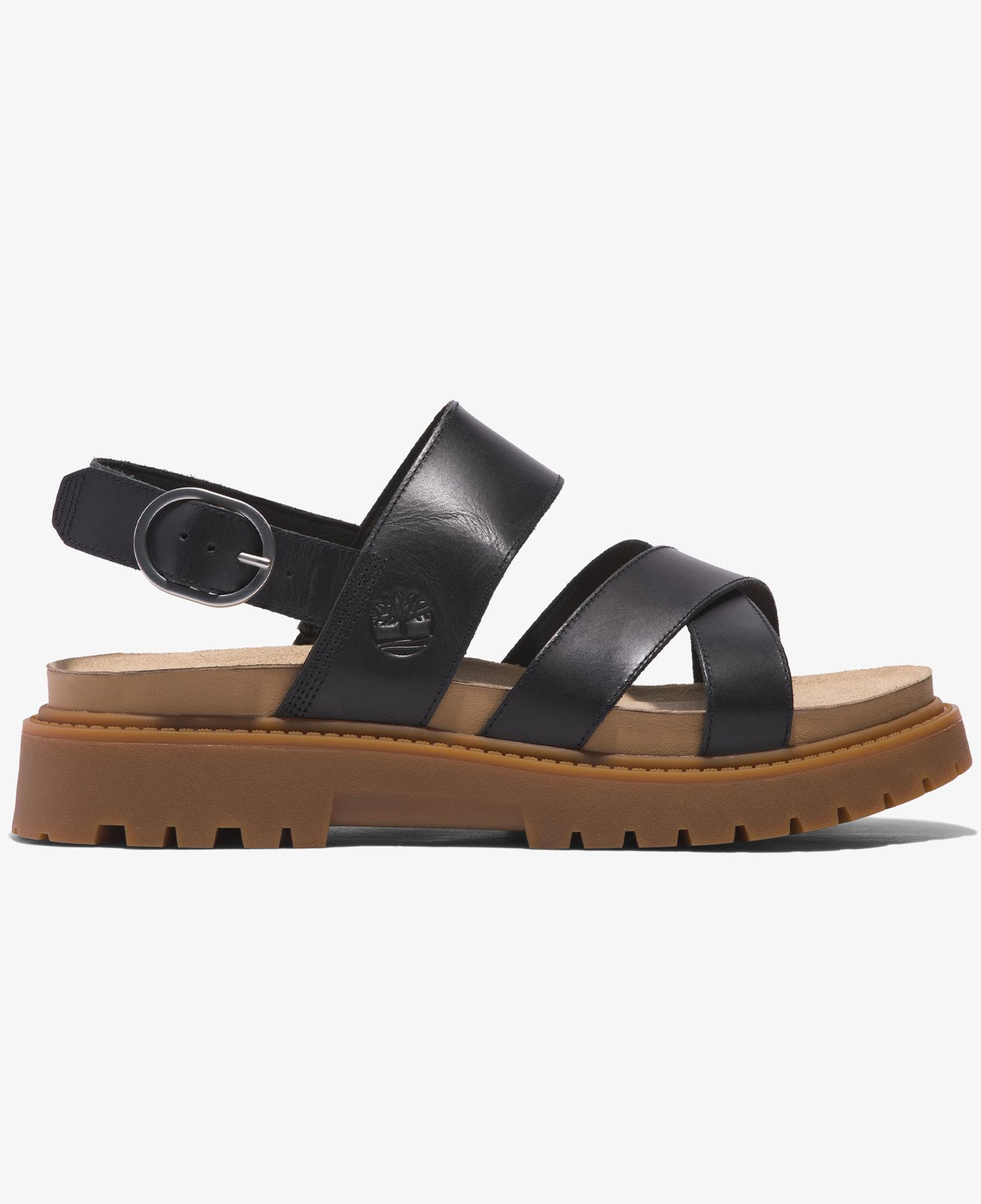 Timberland Clairemont Way Backstrap Kadın Siyah Sandalet