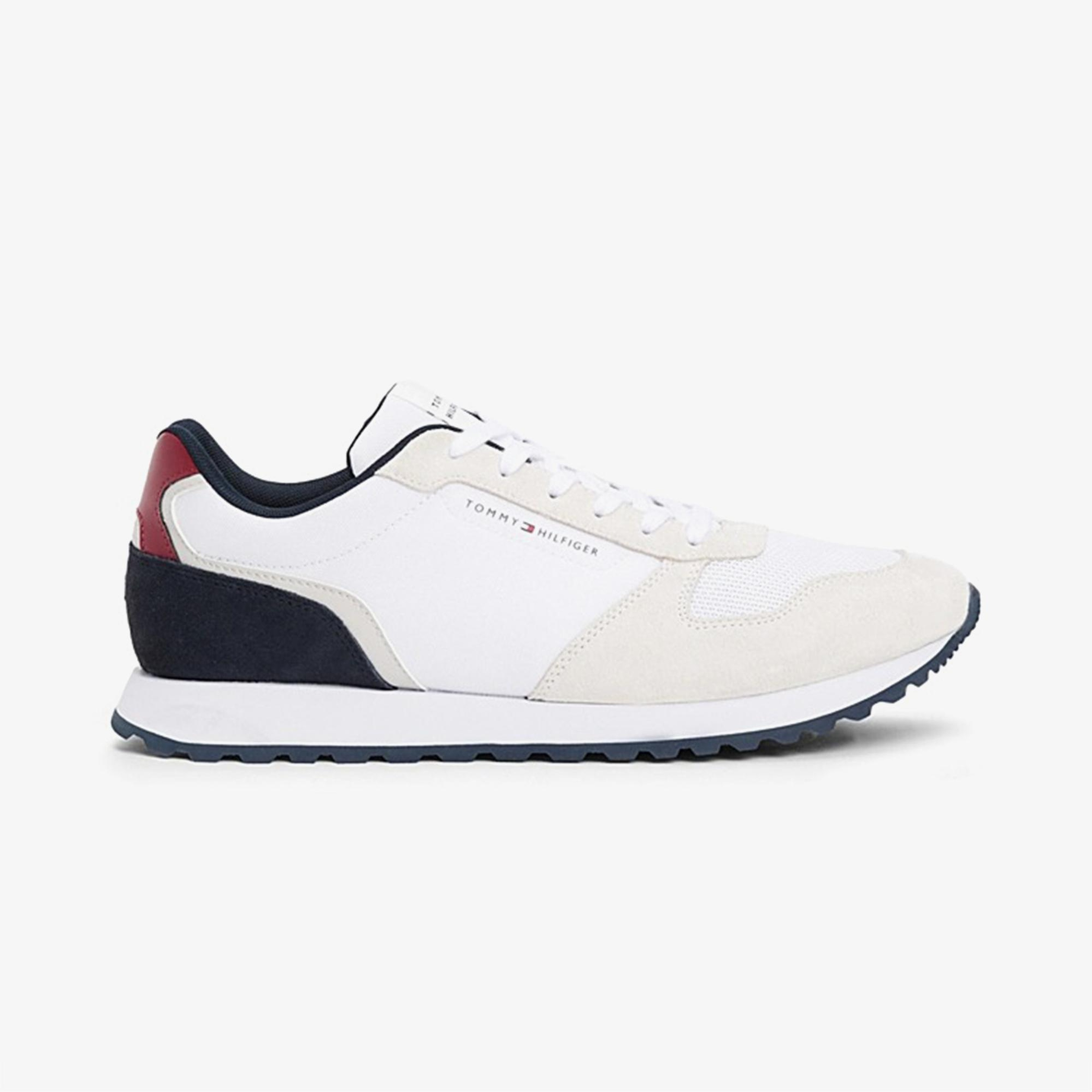 Tommy Hilfiger New Runner Eva Mix Erkek Beyaz Sneaker