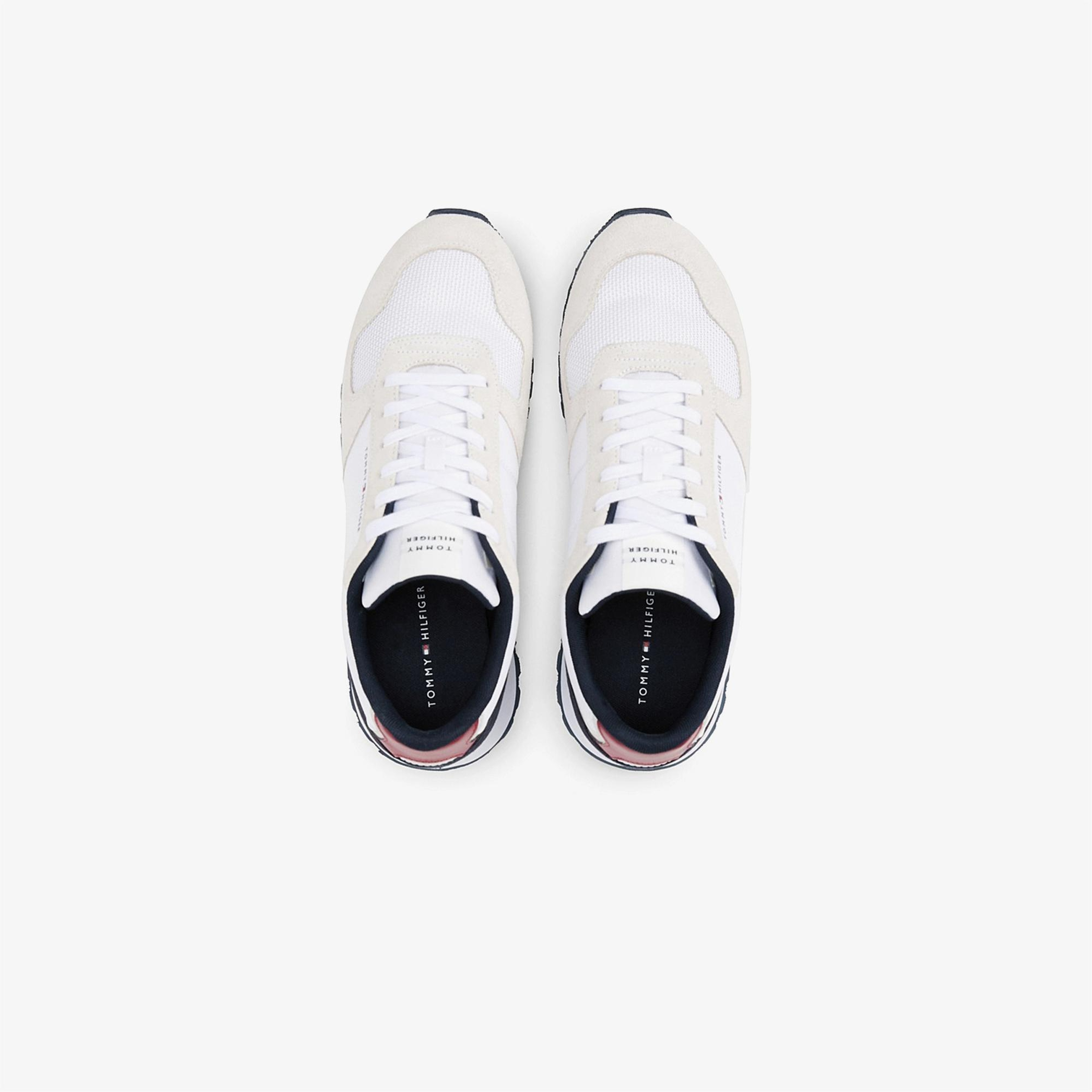 Tommy Hilfiger New Runner Eva Mix Erkek Beyaz Sneaker