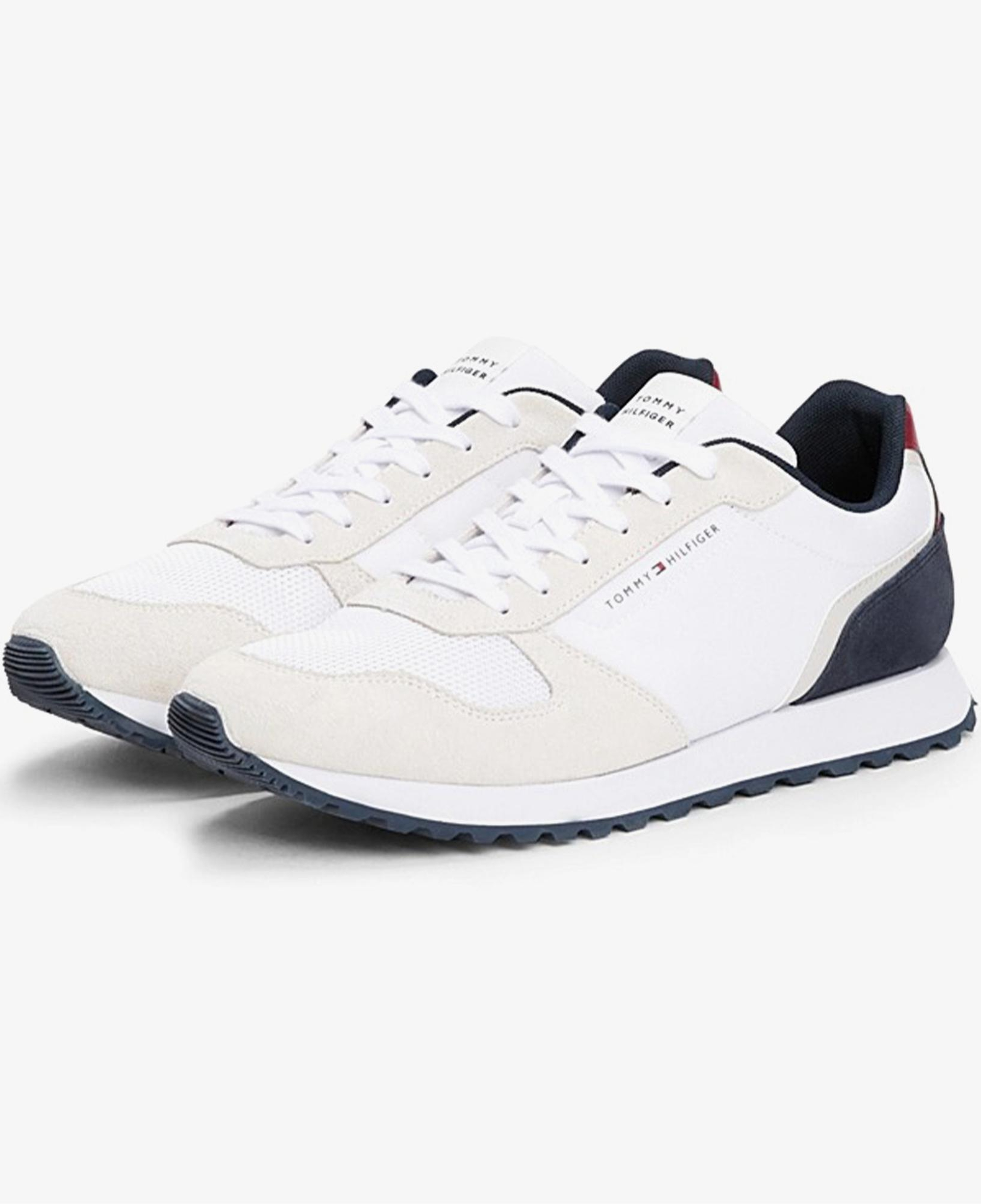 Tommy Hilfiger New Runner Eva Mix Erkek Beyaz Sneaker