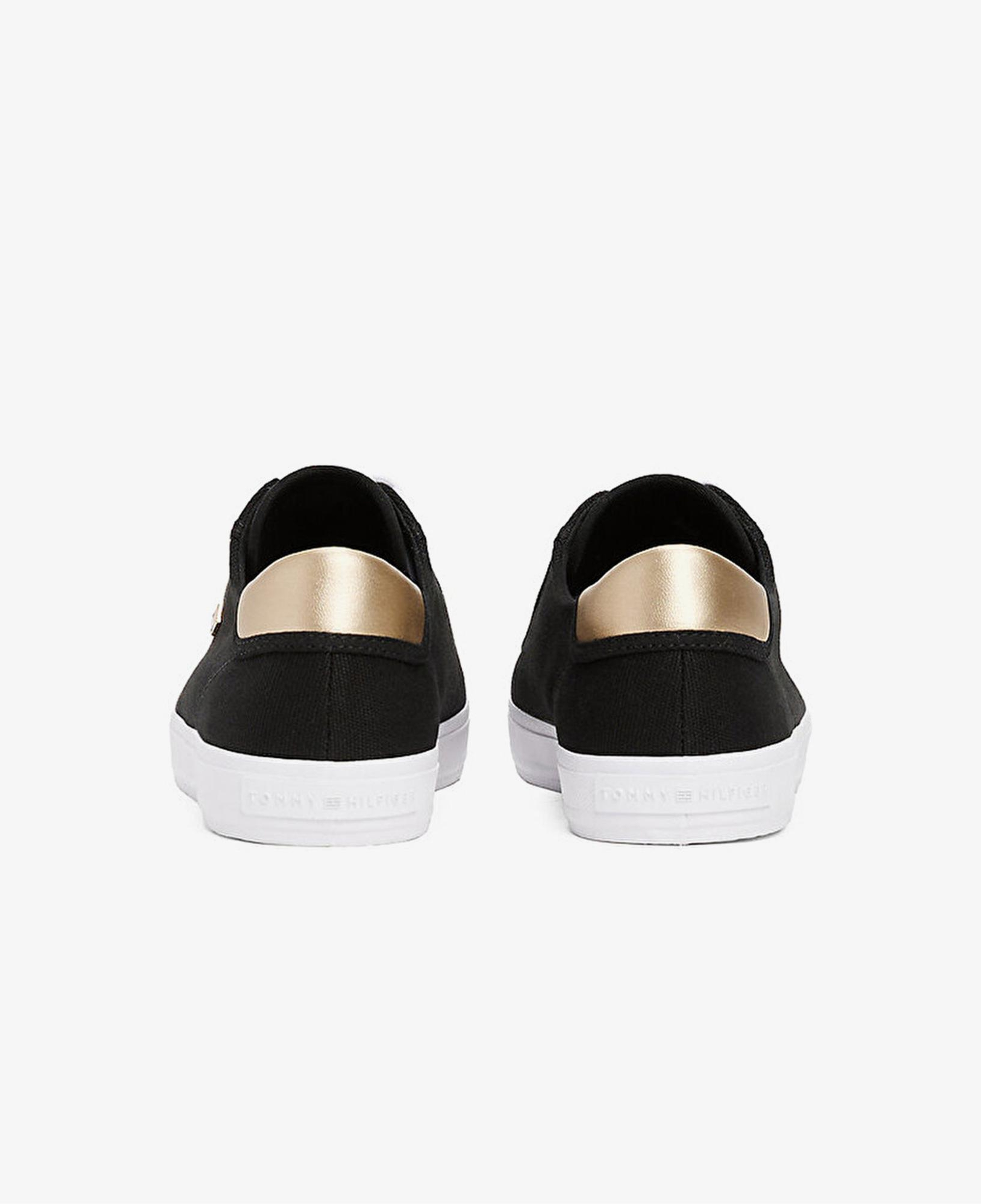 Tommy Hilfiger Vulc Lace Up Kadın Siyah Spor Ayakkabı