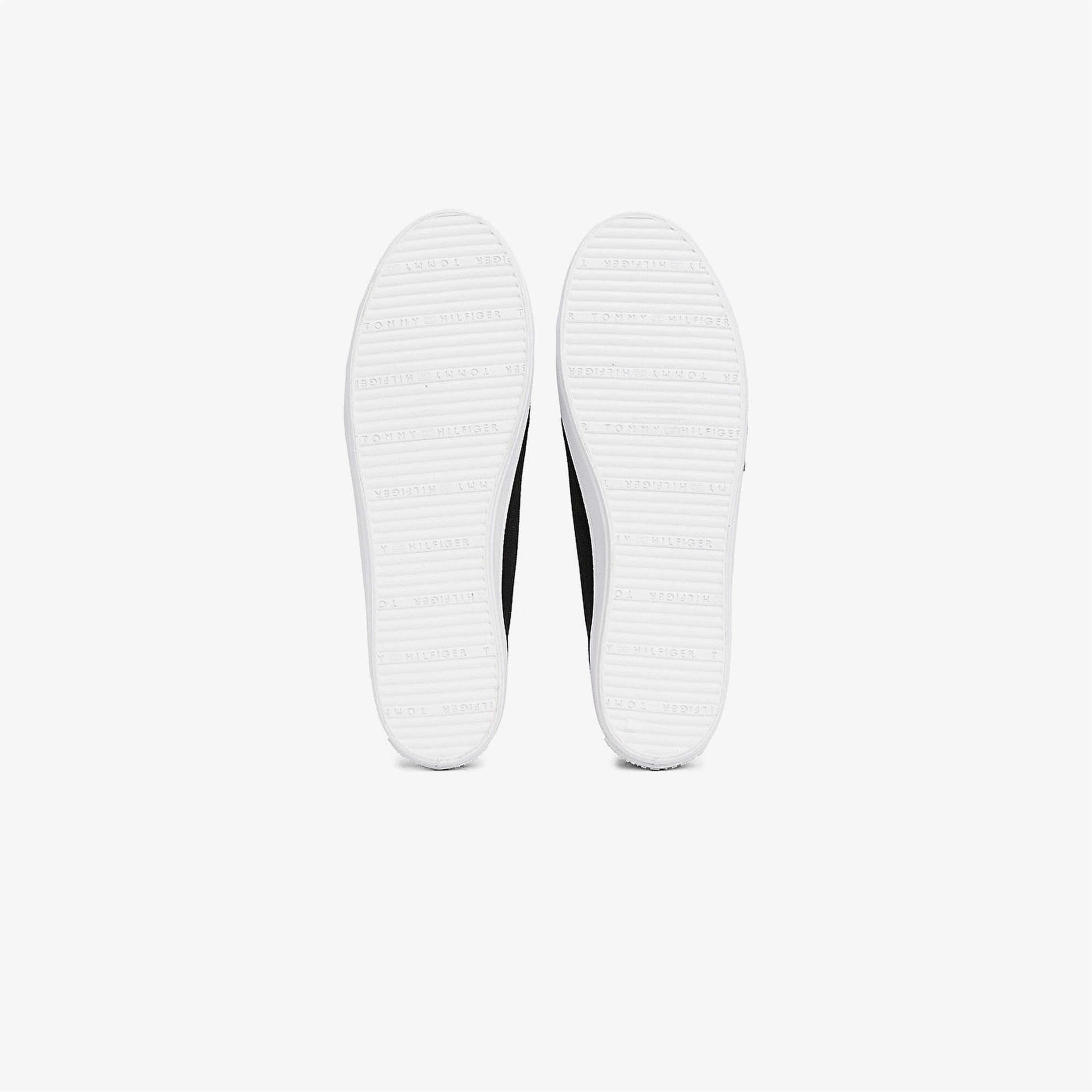 Tommy Hilfiger Vulc Lace Up Kadın Siyah Spor Ayakkabı