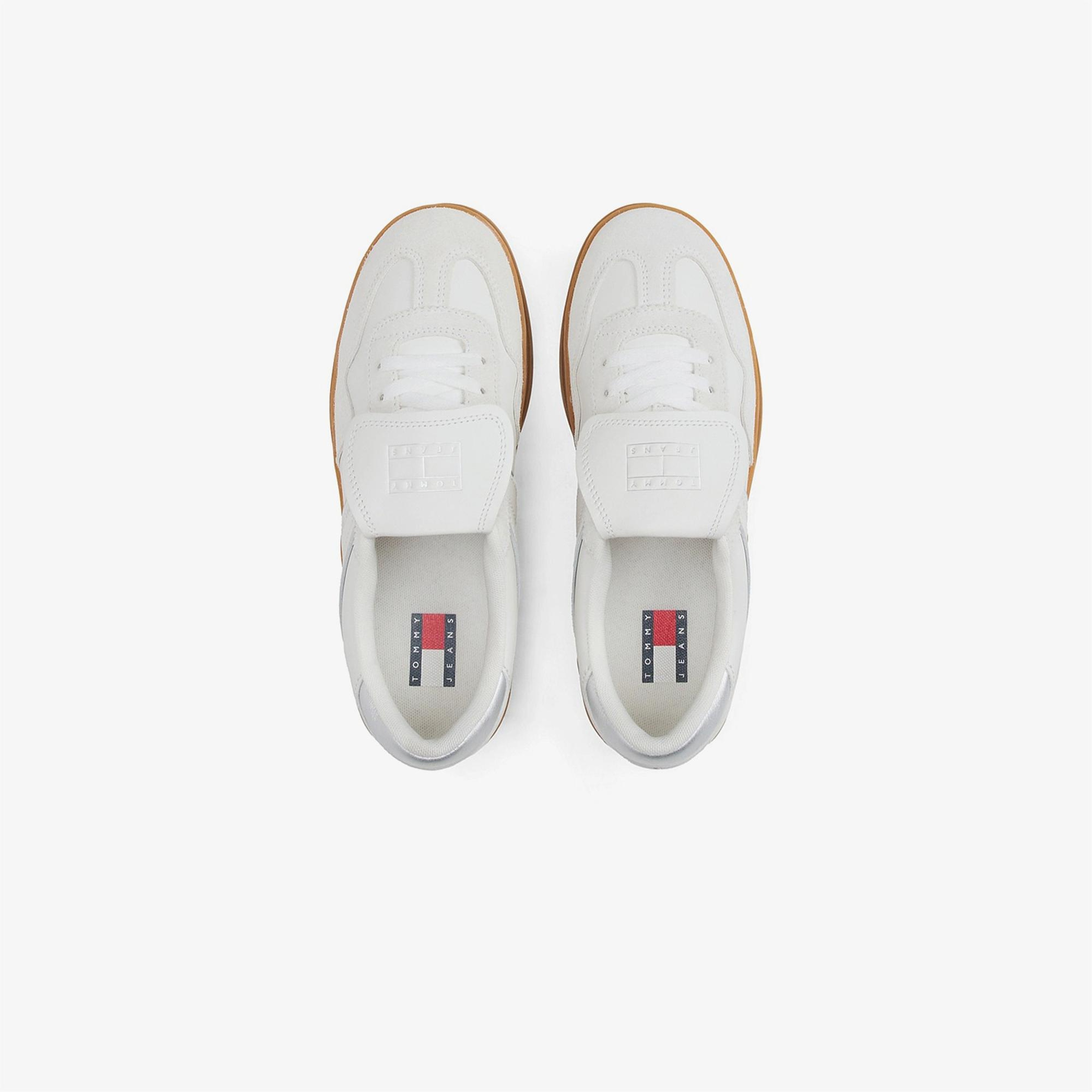 Tommy Hilfiger The Greenwich Metallic Kadın Gri Sneaker