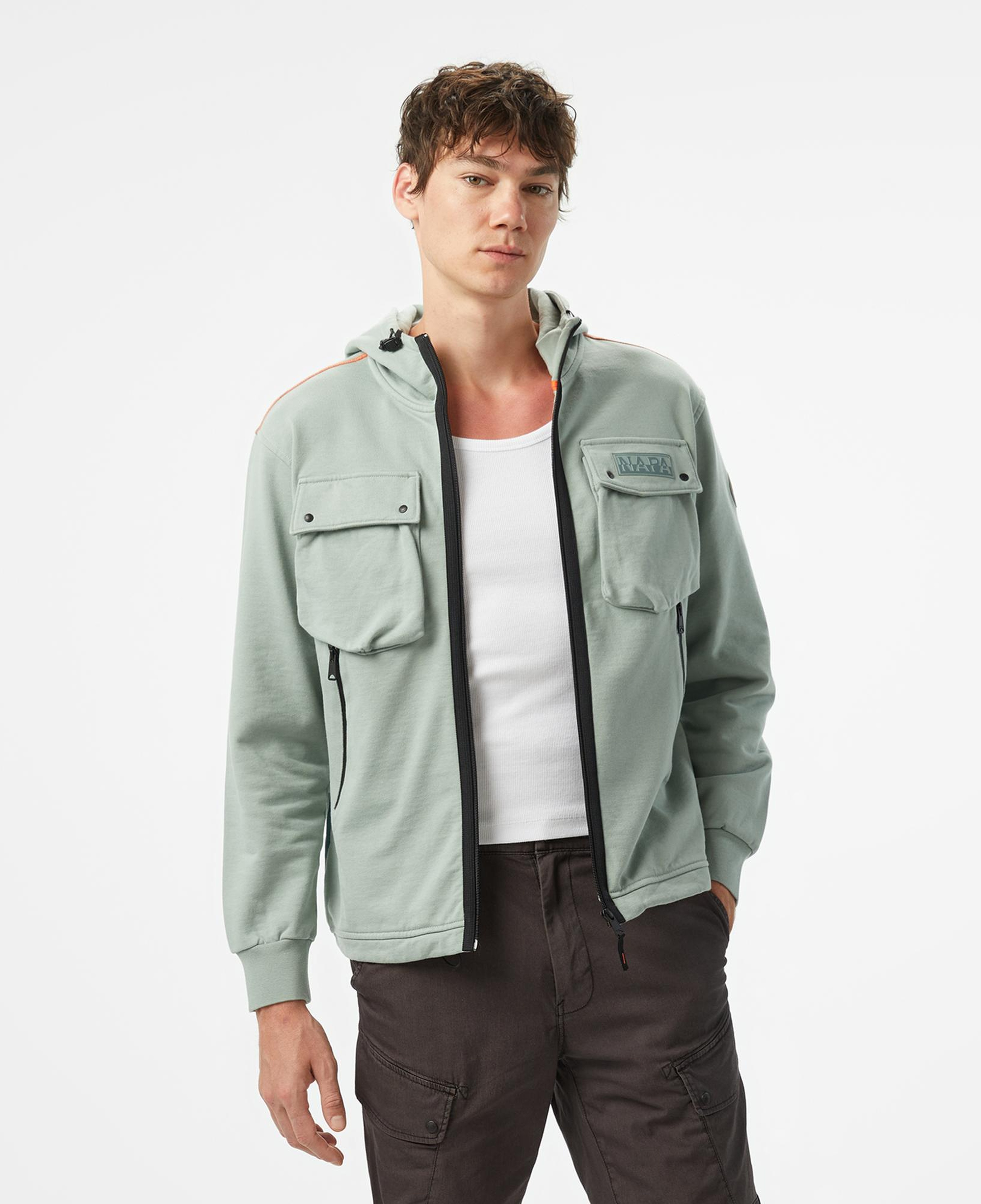 Napapijri  B-Rivalto Fzh Erkek Yeşil Sweatshirt